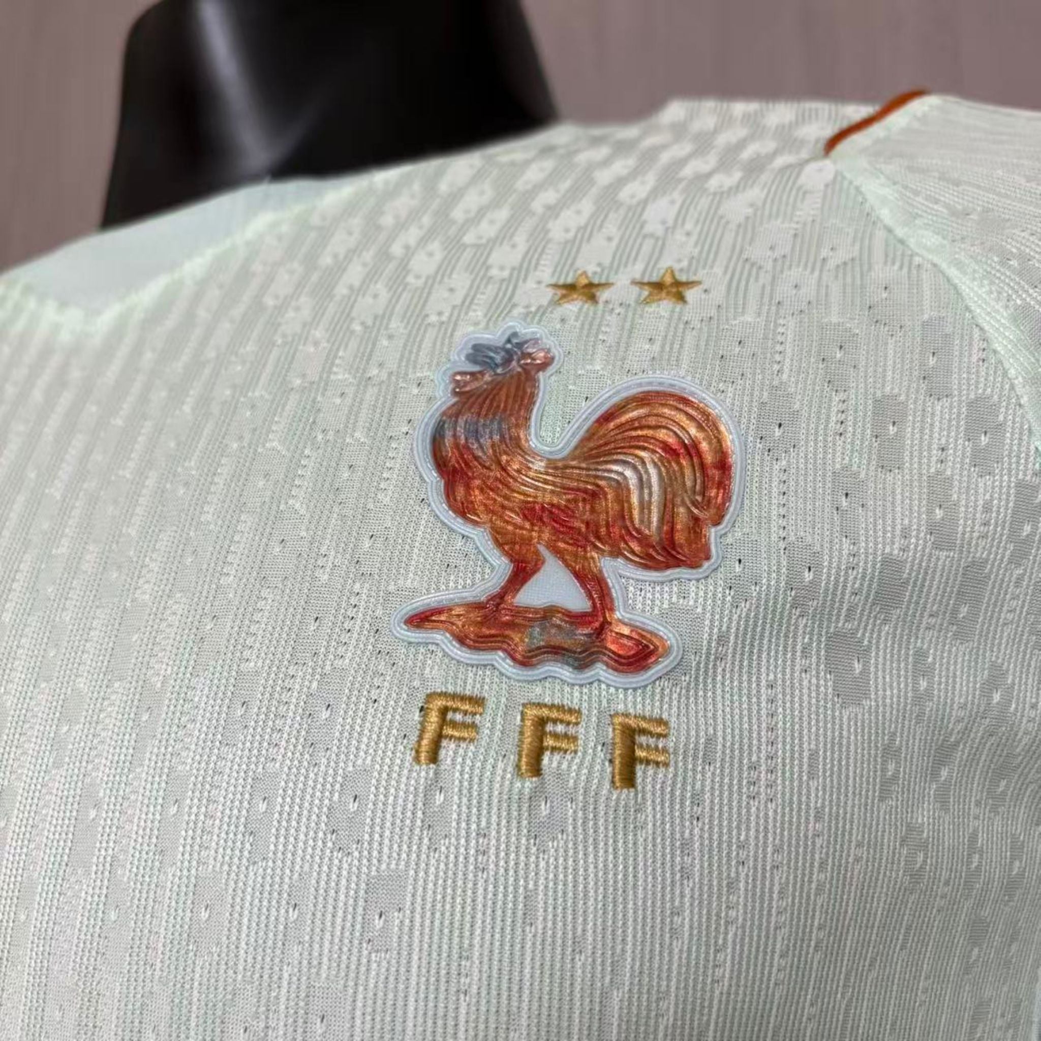 Camisa França II 2026 Jogador Manga Longa