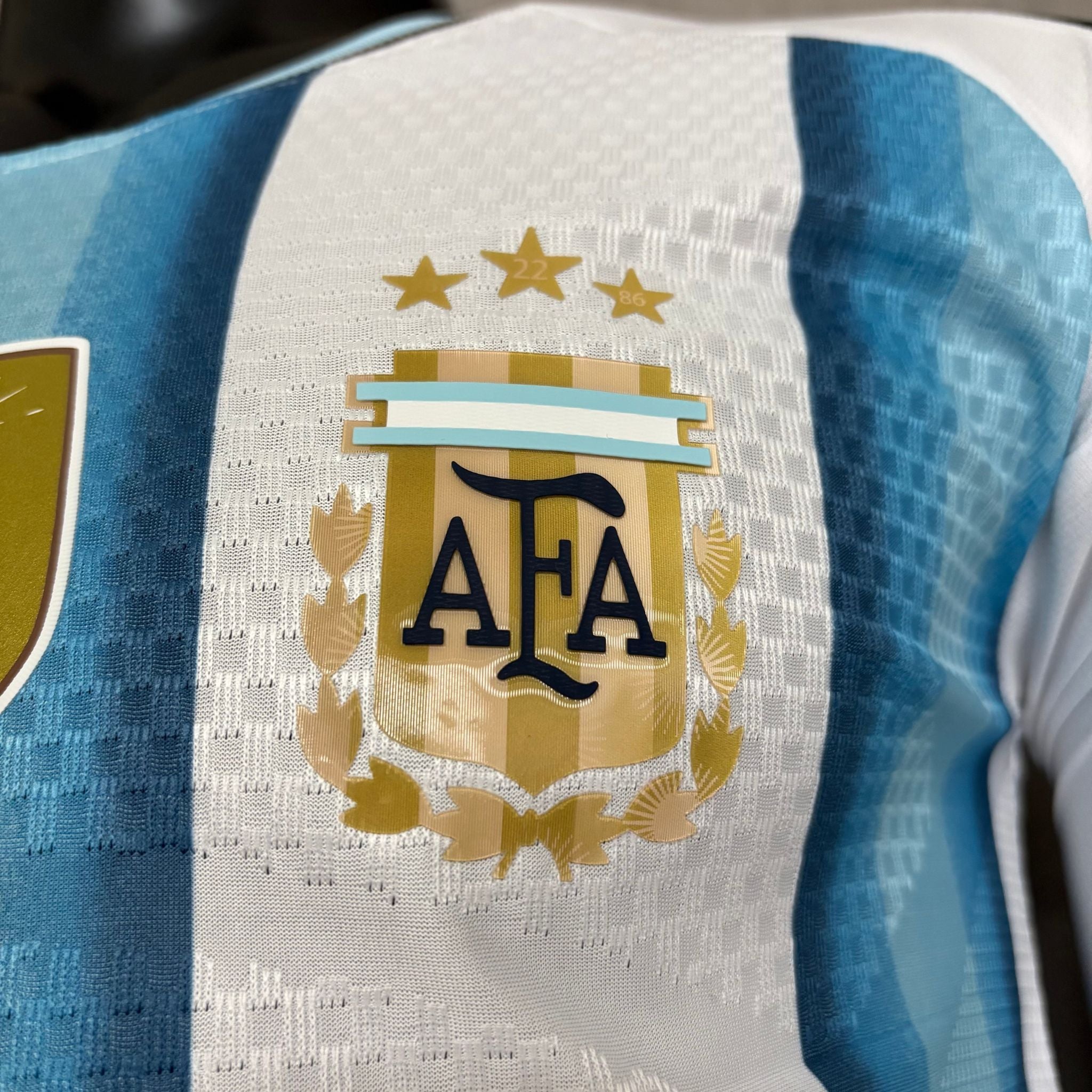 Camisa Argentina I 2026 Jogador Manga Longa