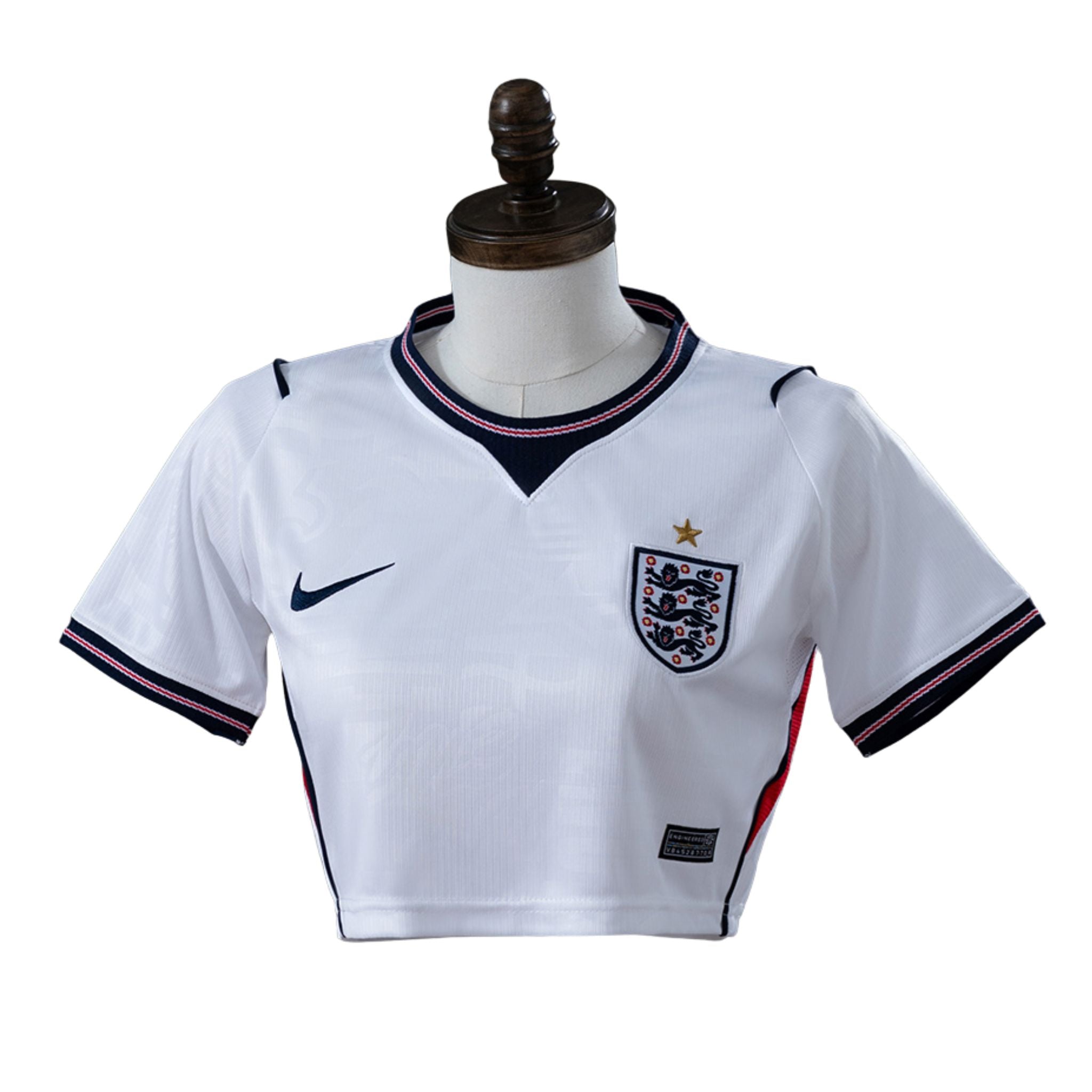 Cropped Inglaterra I 2026 Feminina Torcedor