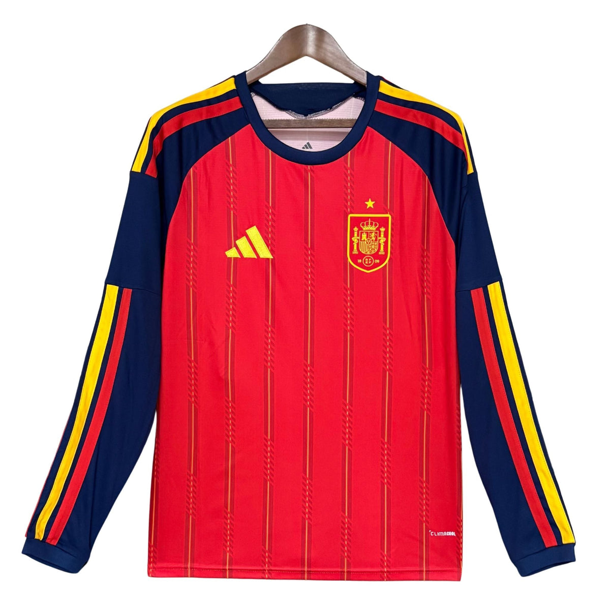 Camisa Espanha I 2026 Manga Longa