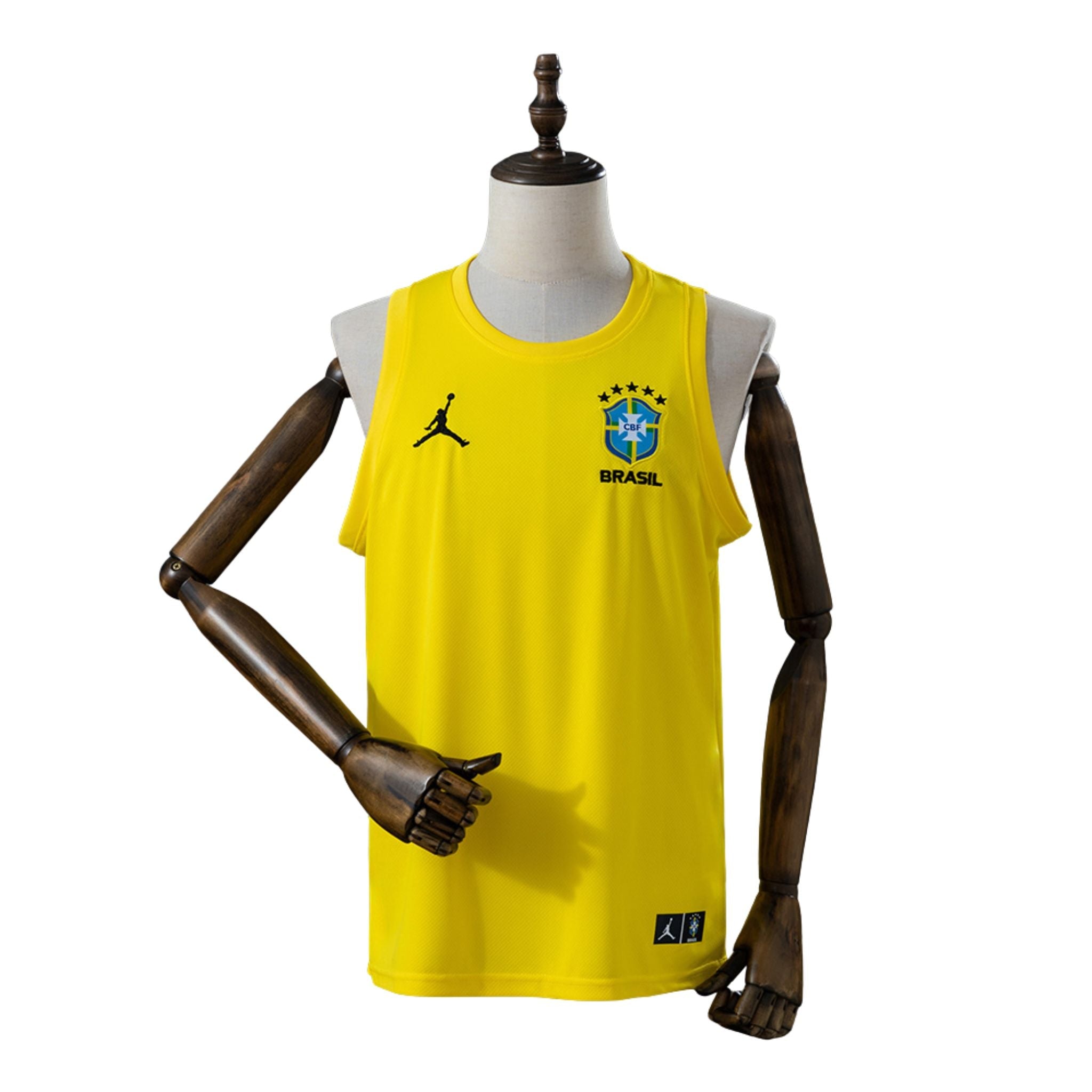 Regata Brasil Treino Amarela 2026 Torcedor
