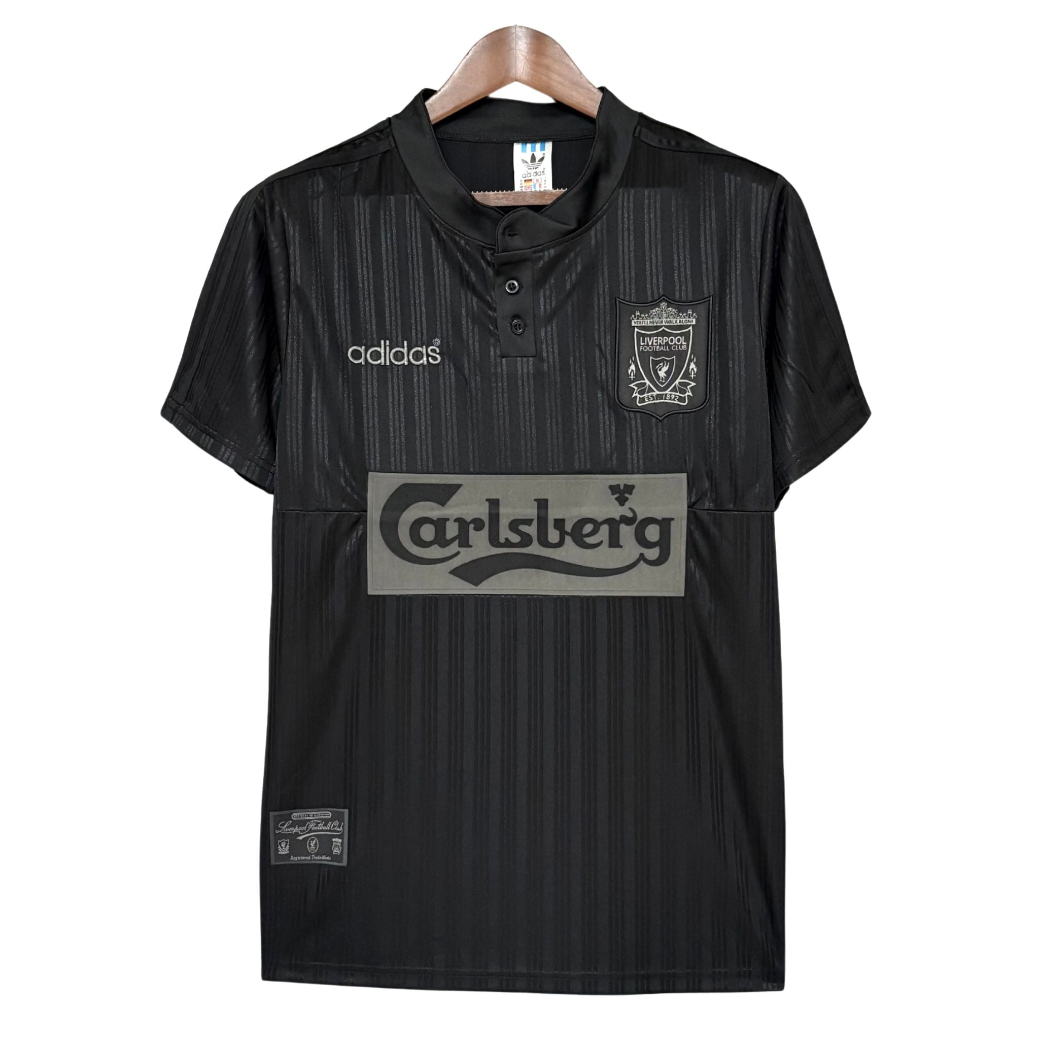 Camisa Liverpool FC Preta 95/96 Retrô