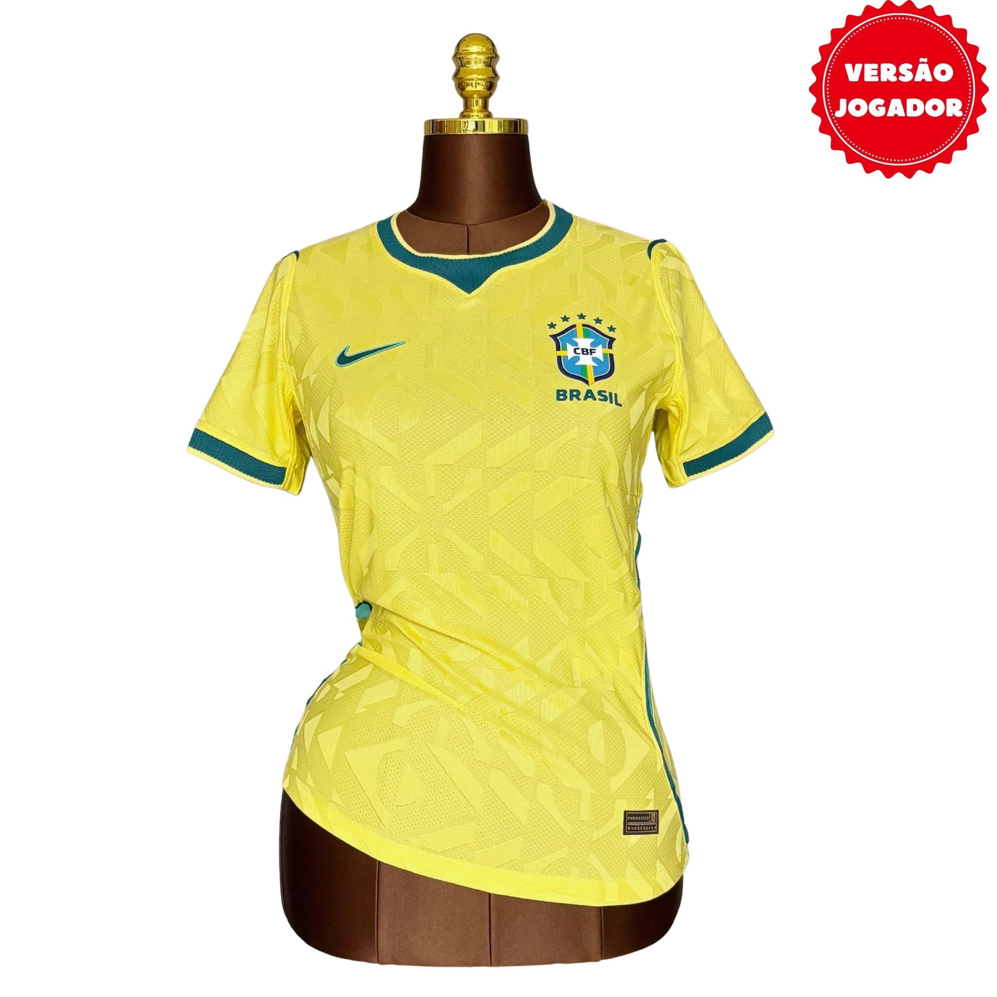 Camisa Brasil I 2026 Feminina Jogador