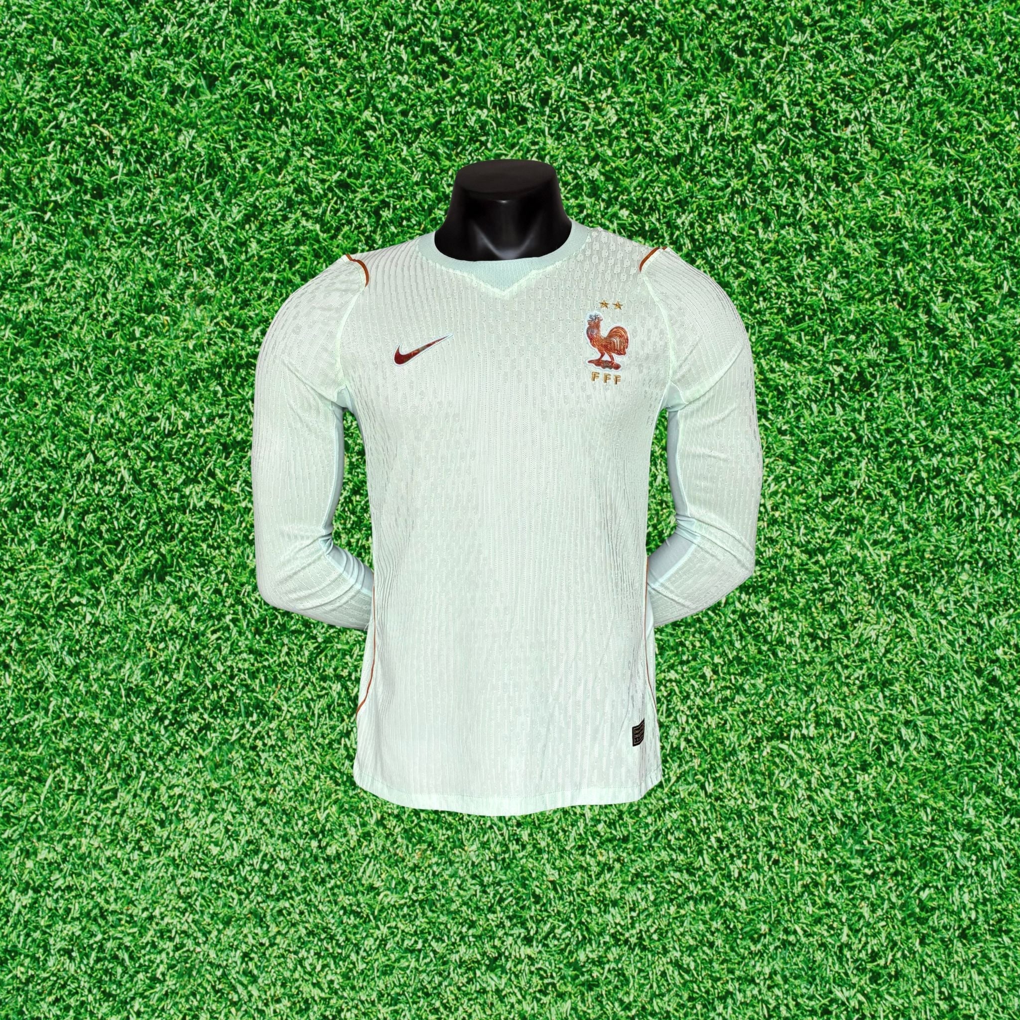 Camisa França II 2026 Jogador Manga Longa