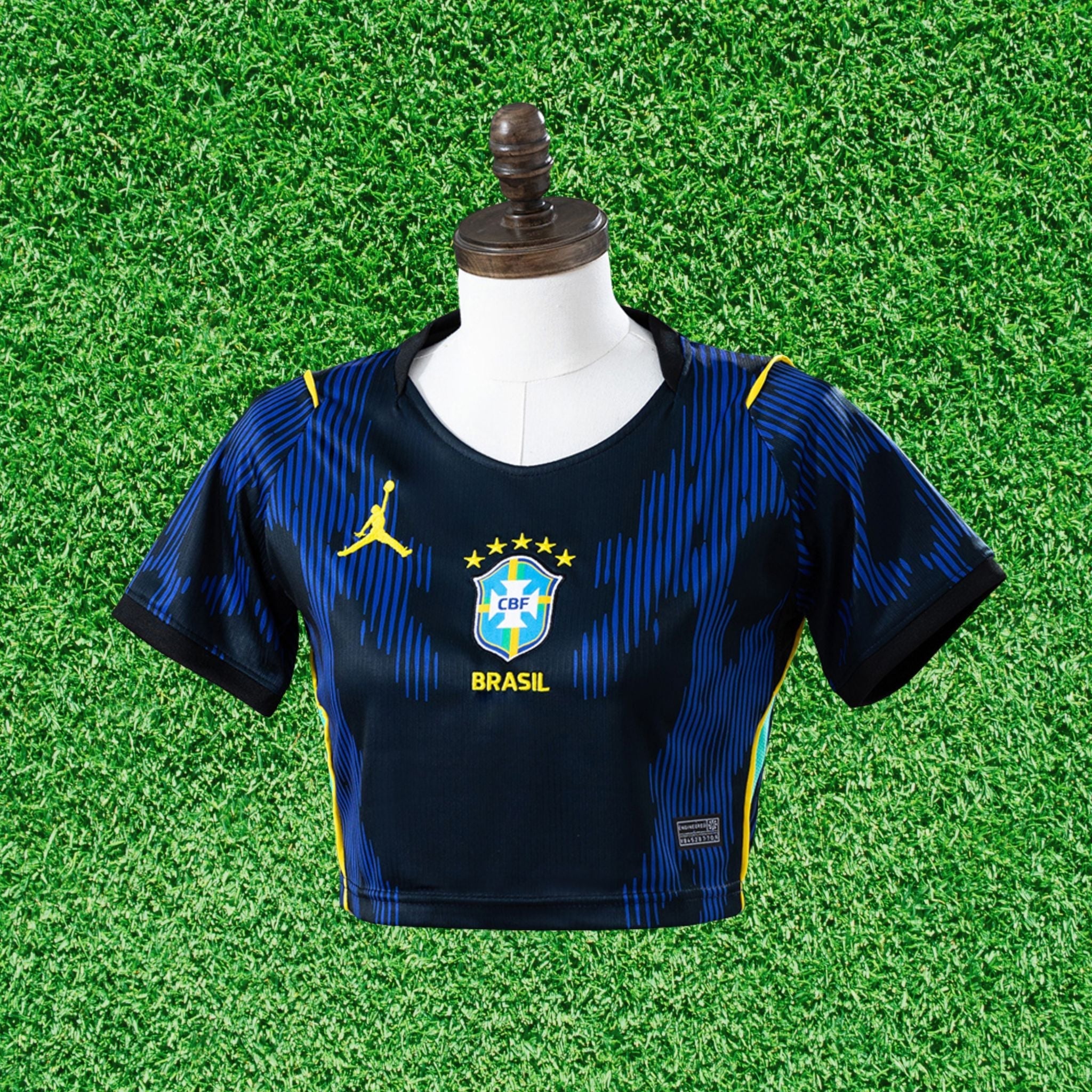 Cropped Brasil II 2026 Feminina Torcedor