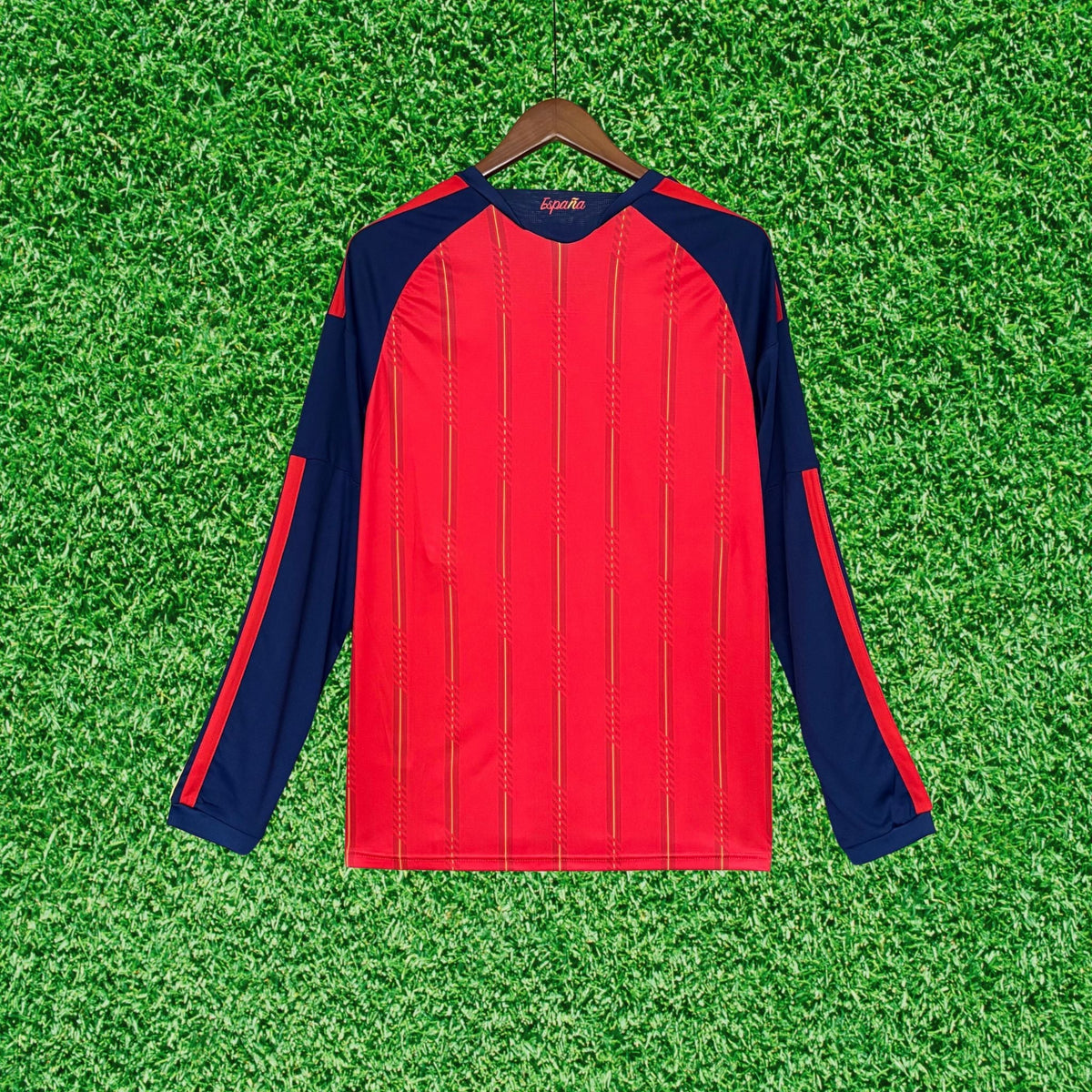 Camisa Espanha I 2026 Manga Longa