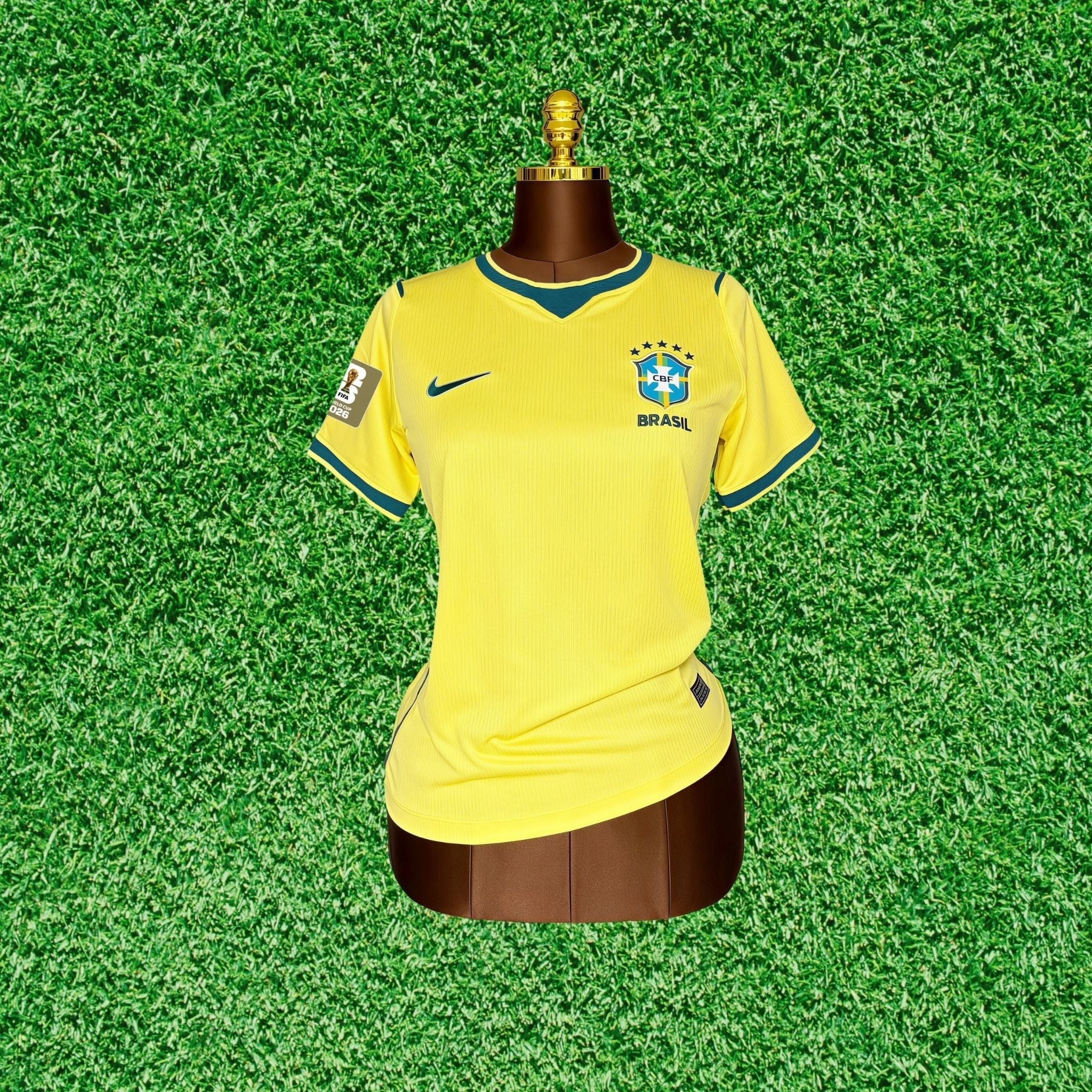 Camisa Brasil I 2026 Feminina Torcedor