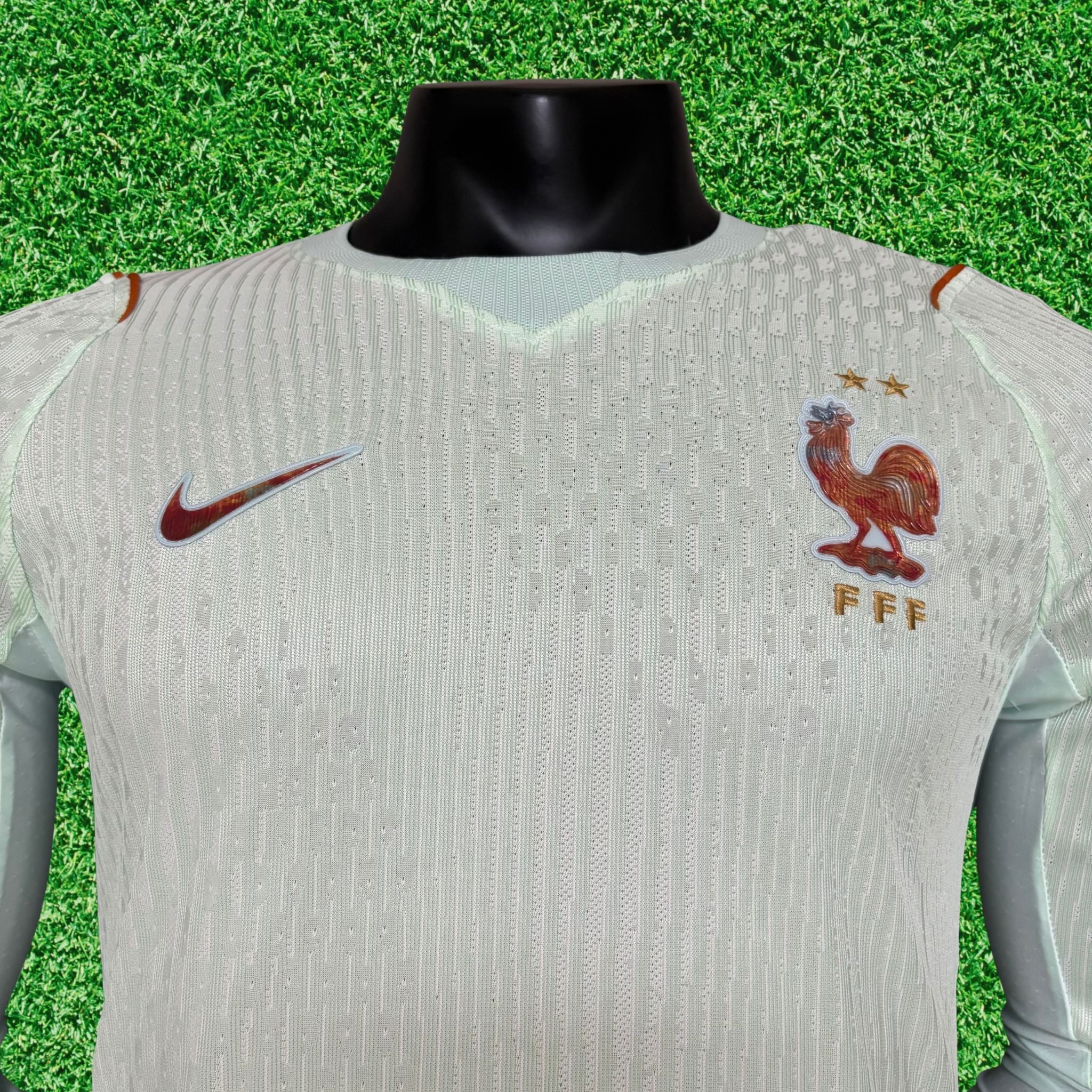 Camisa França II 2026 Jogador Manga Longa