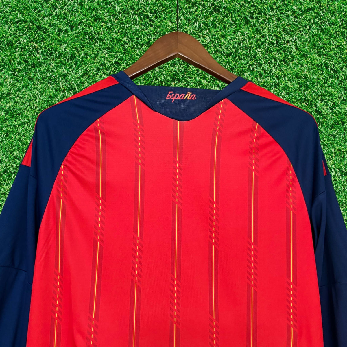 Camisa Espanha I 2026 Manga Longa