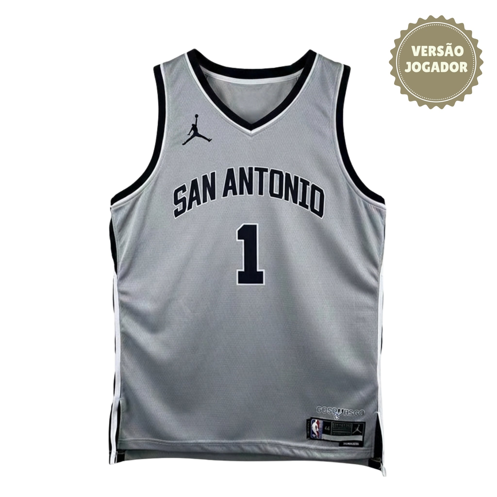 Camisa San Antonio Spurs Wemby Grey