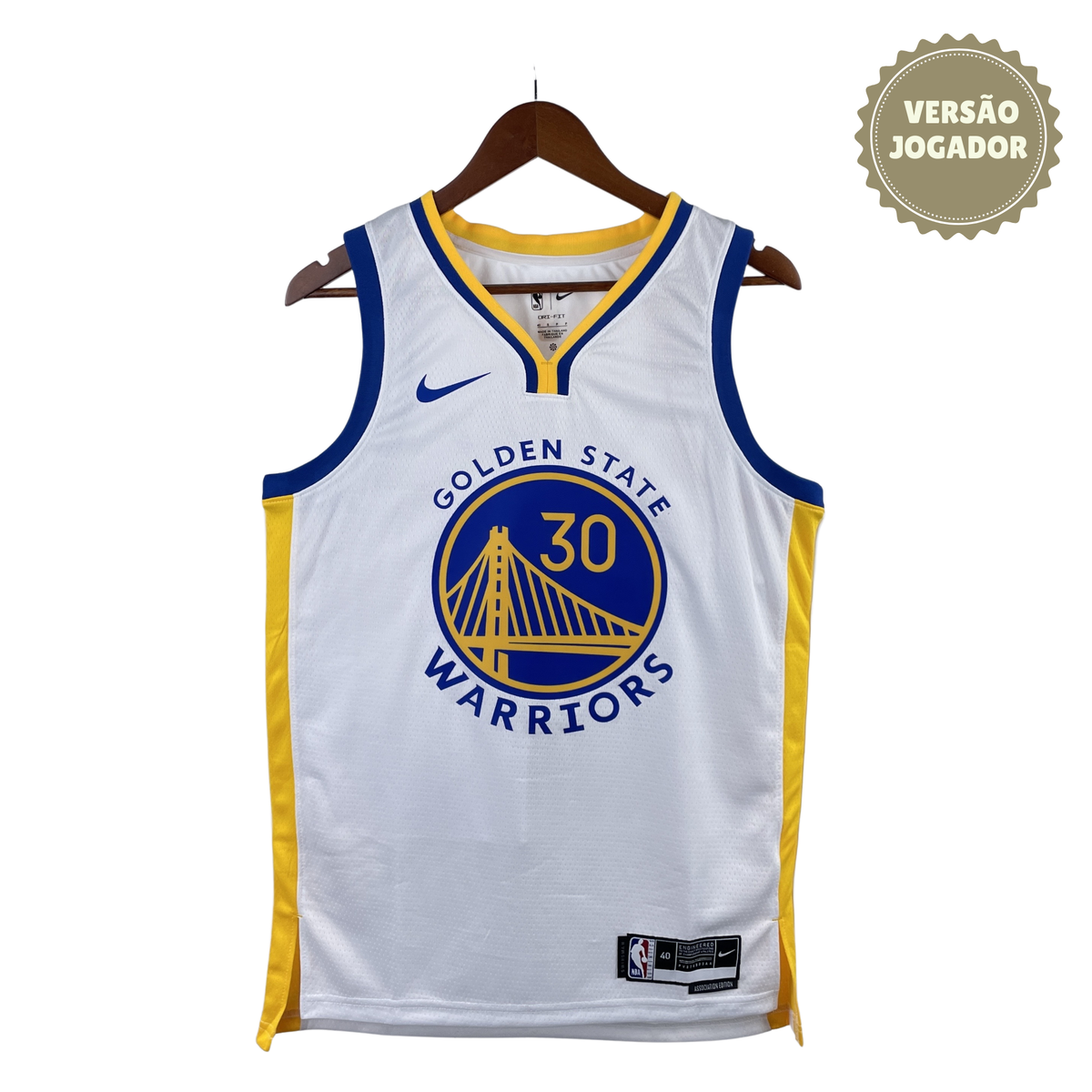 Camisa Golden State 23| Curry Jogador Branca