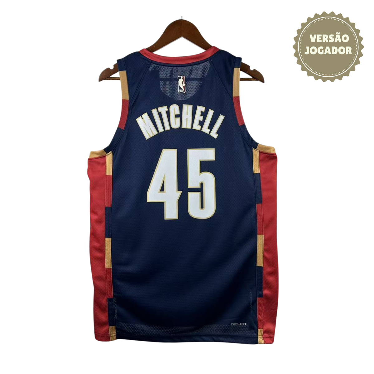 Camisa Cleveland Cavaliers 26th | #45 Mitchell Jogador Azul