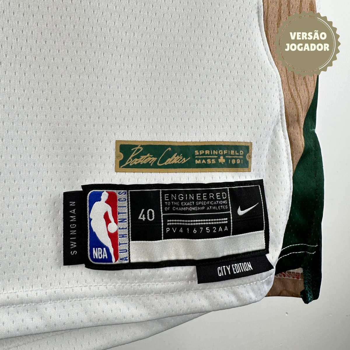Camisa Boston Celtics Tatum Branca 2024