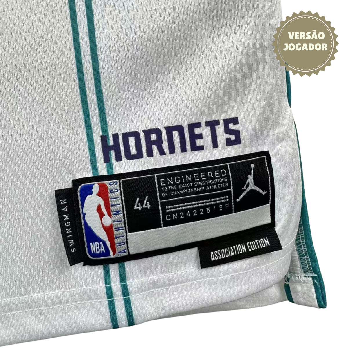 Camisa Charlotte Hornets I 2023 | #1 Ball Branca