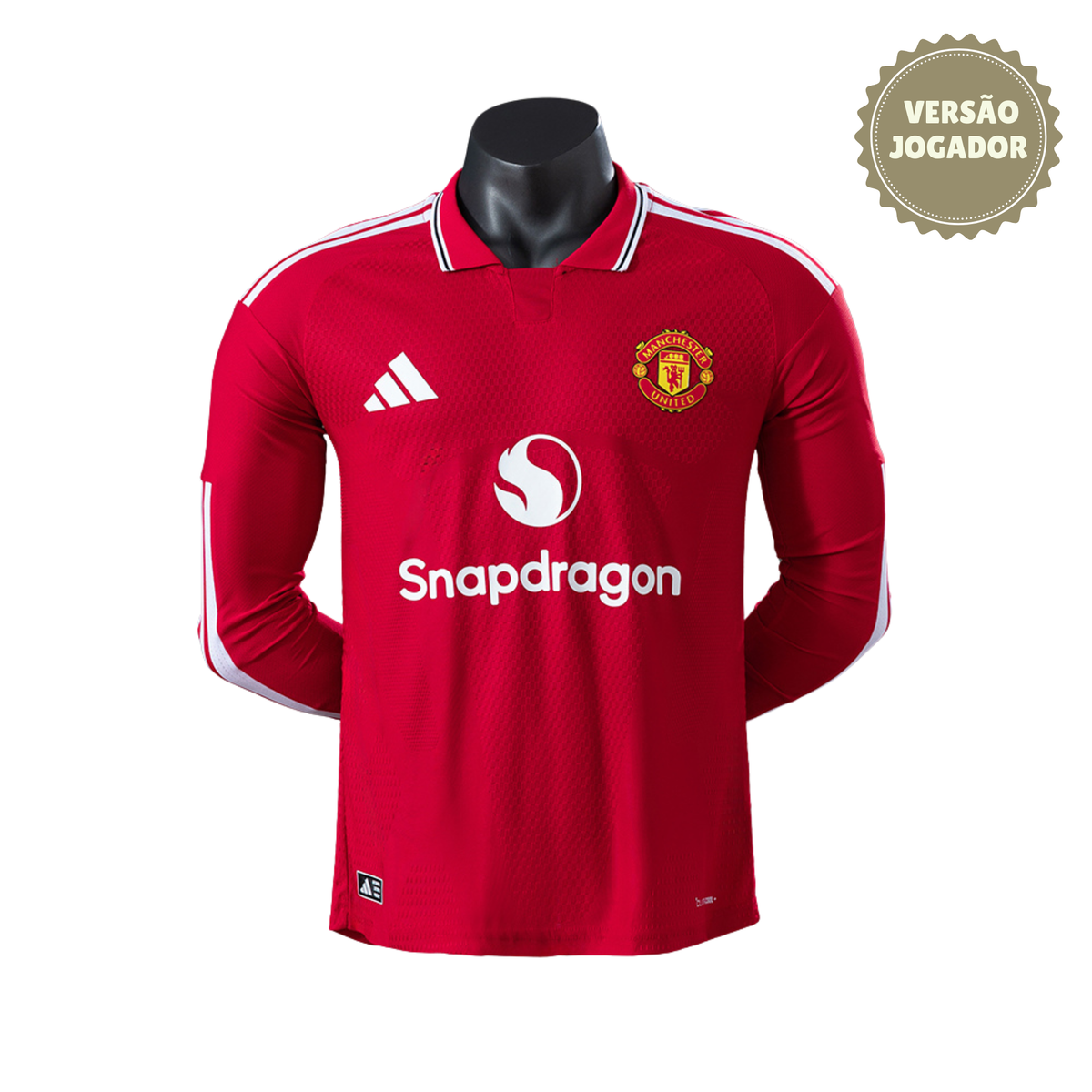 Camisa Manchester United I 26/27 Jogador Manga Longa