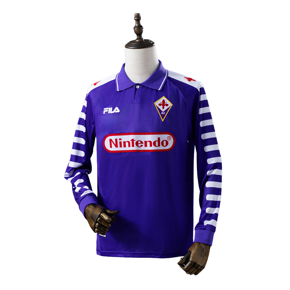 Camisa Fiorentina 1998 I Retrô Manga Longa