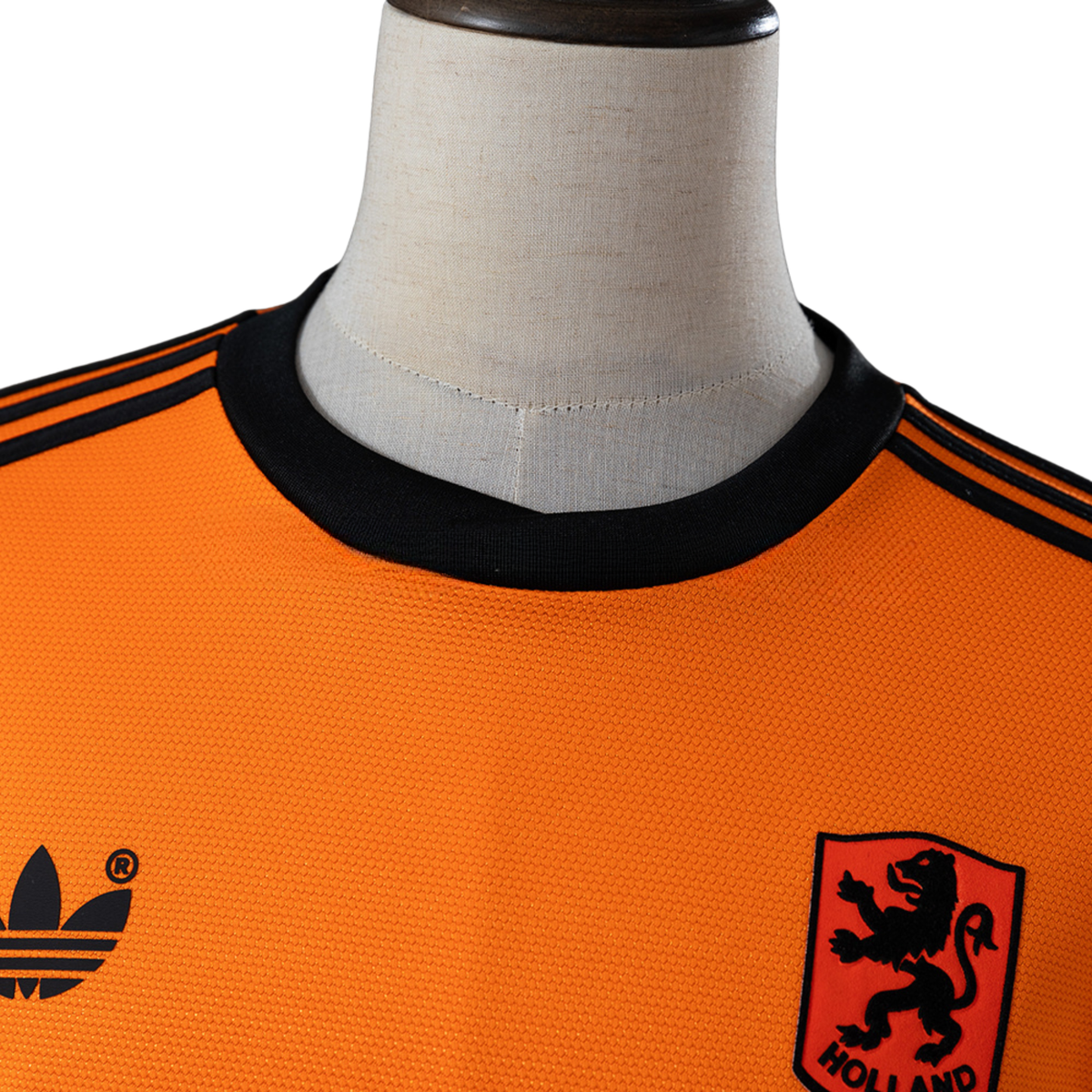 Camisa Holanda I Retrô 1980 Manga Longa