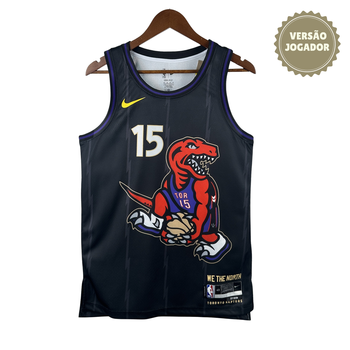 Camisa Toronto Raptors 2024-25 | #15 Carter Preta