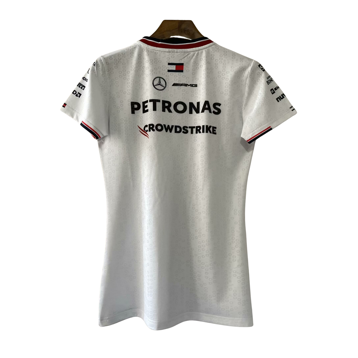 Camisa 2024 Mercedes AMG Petronas Racing Feminino Branco