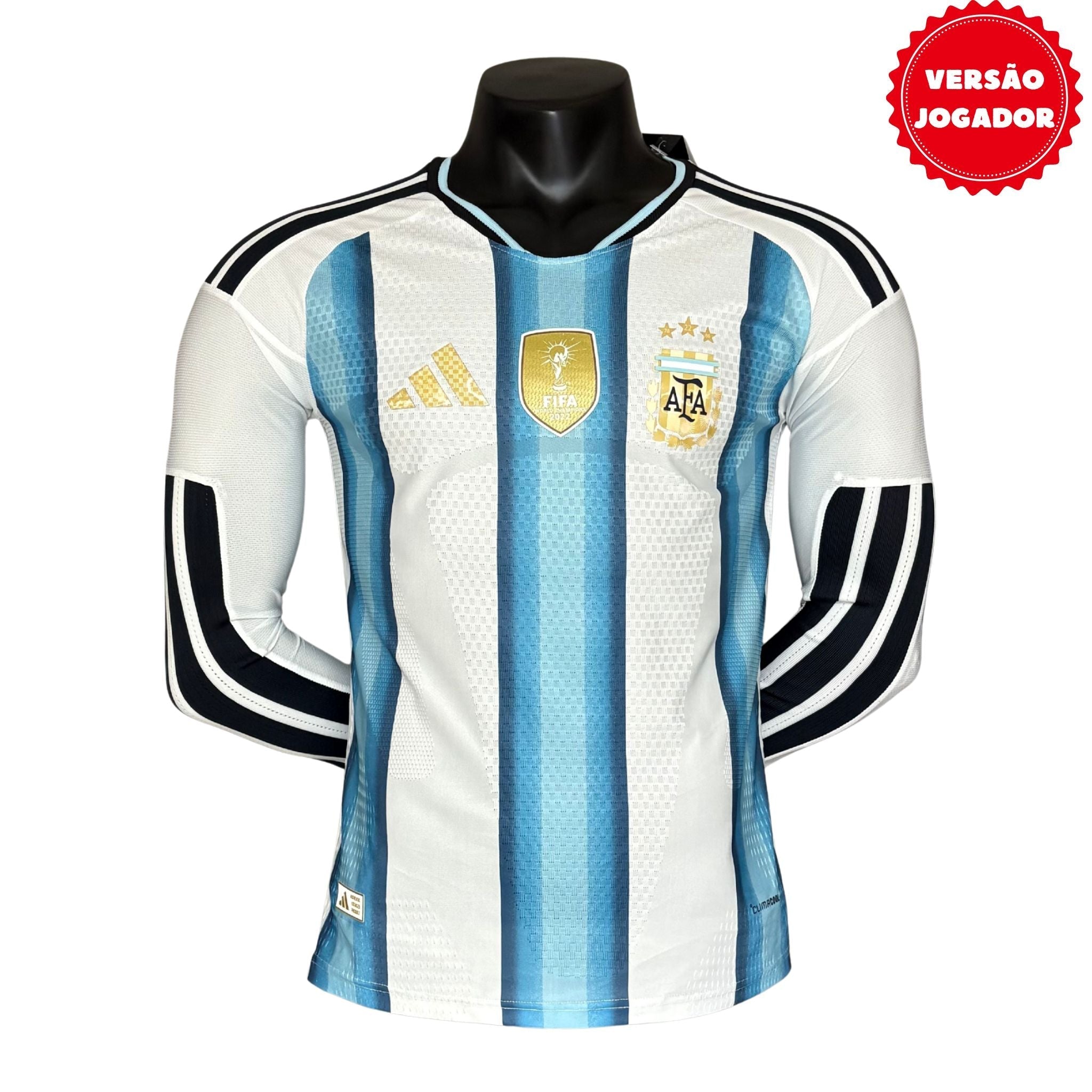 Camisa Argentina I 2026 Jogador Manga Longa