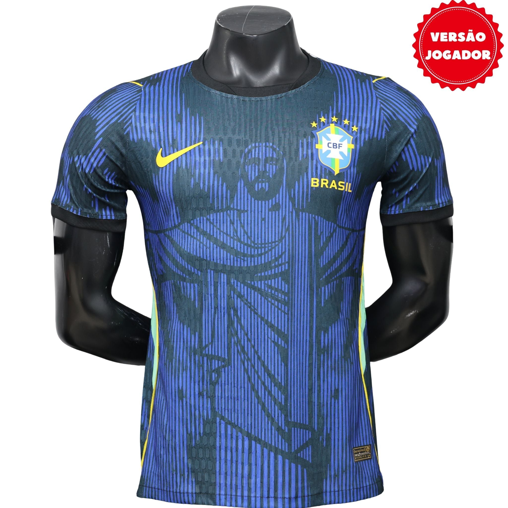 Camisa Brasil Especial Azul Cristo 2026 Jogador