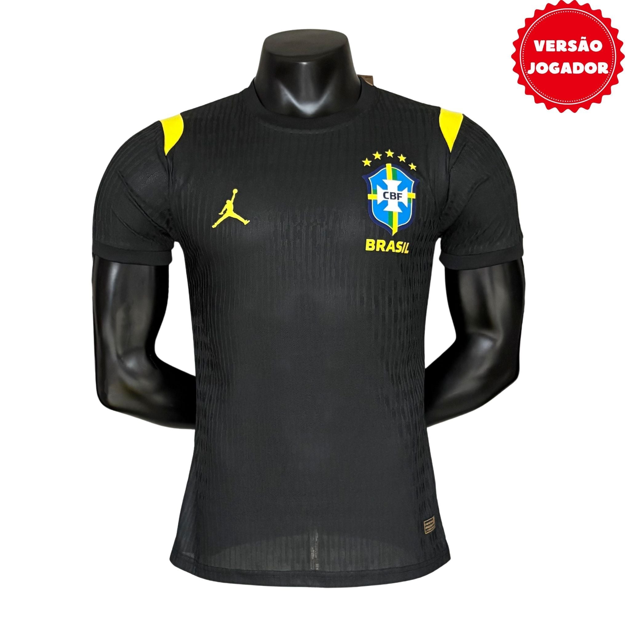 Camisa Brasil Treino Preta 2026 Jogador