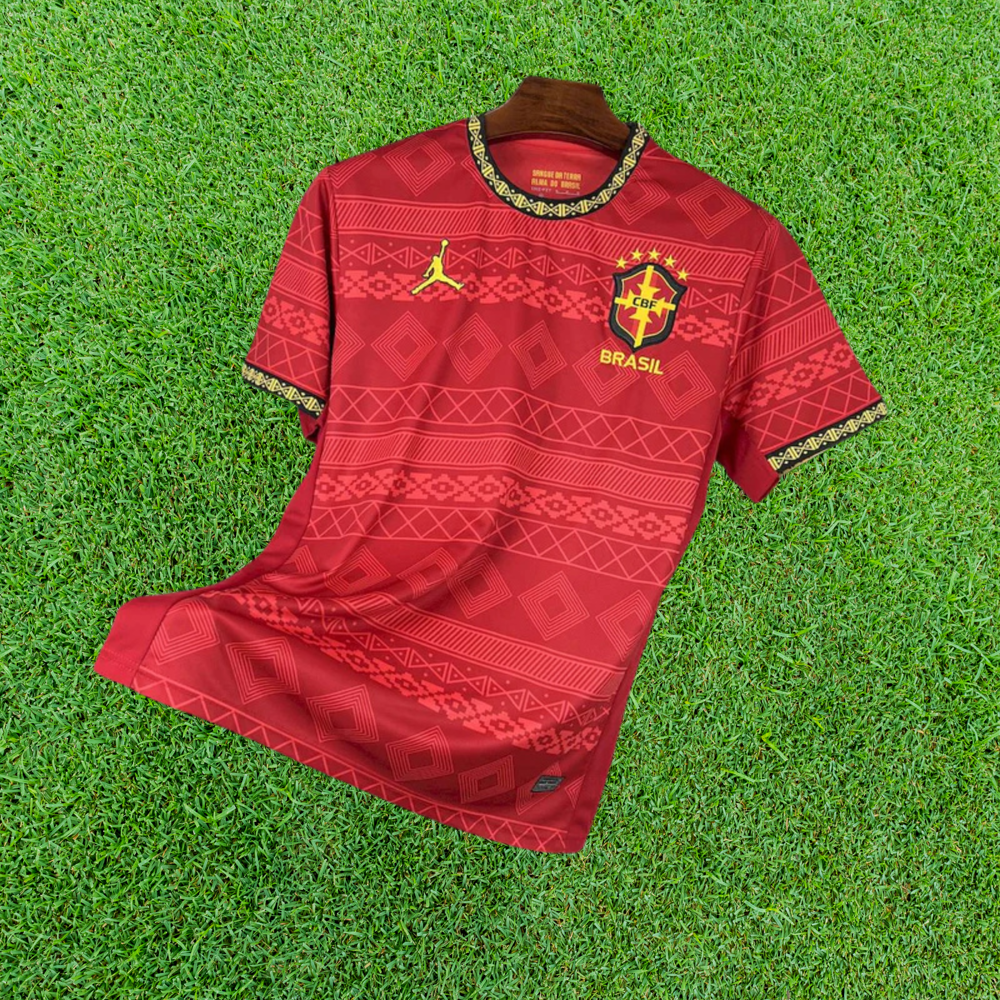Camisa Brasil Vermelho Jordan Especial 25/26 Torcedor