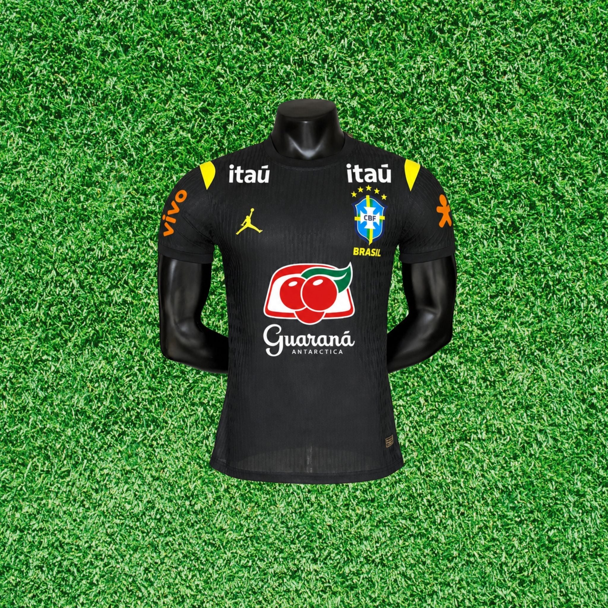 Camisa Brasil Treino Preta 2026 Jogador