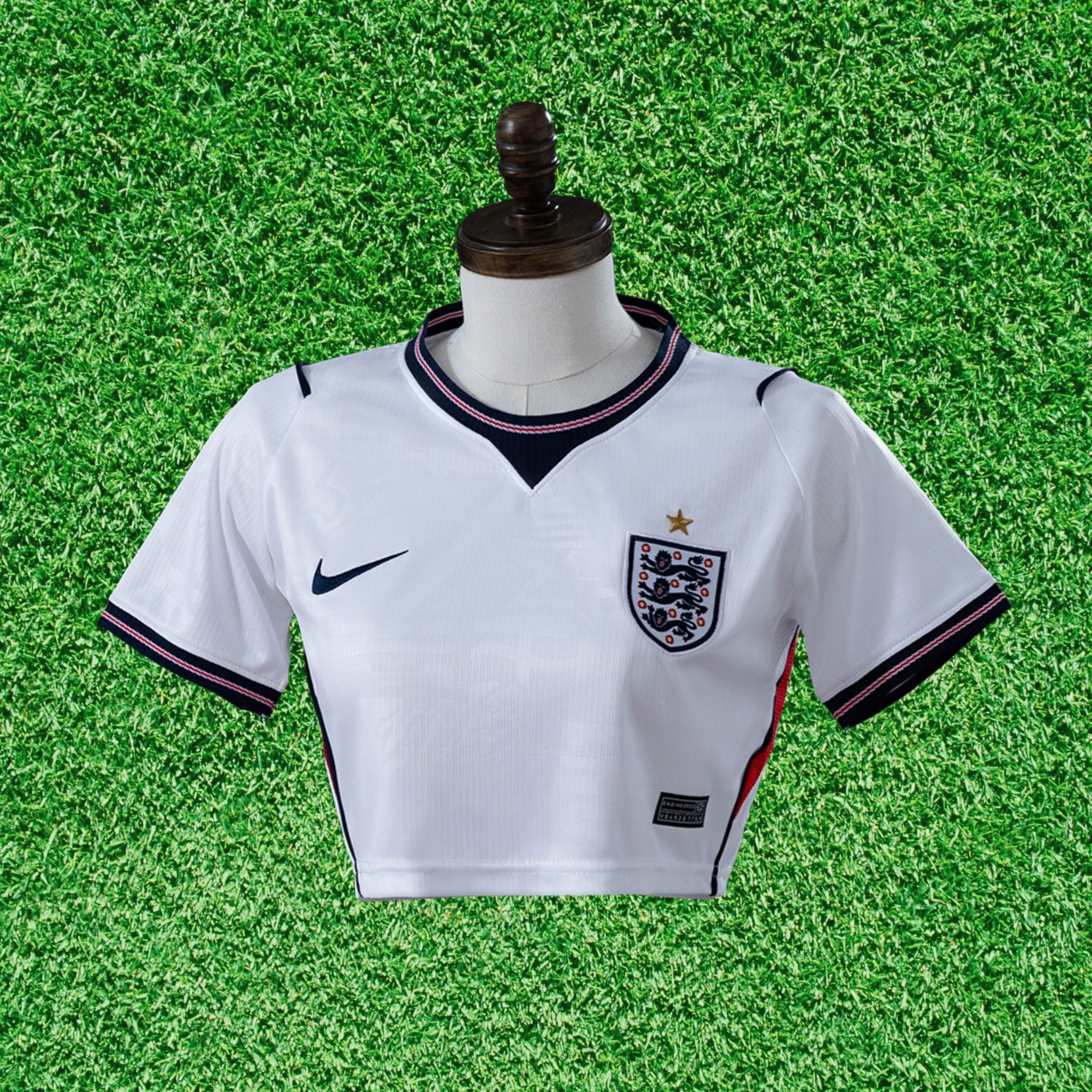 Cropped Inglaterra I 2026 Feminina Torcedor