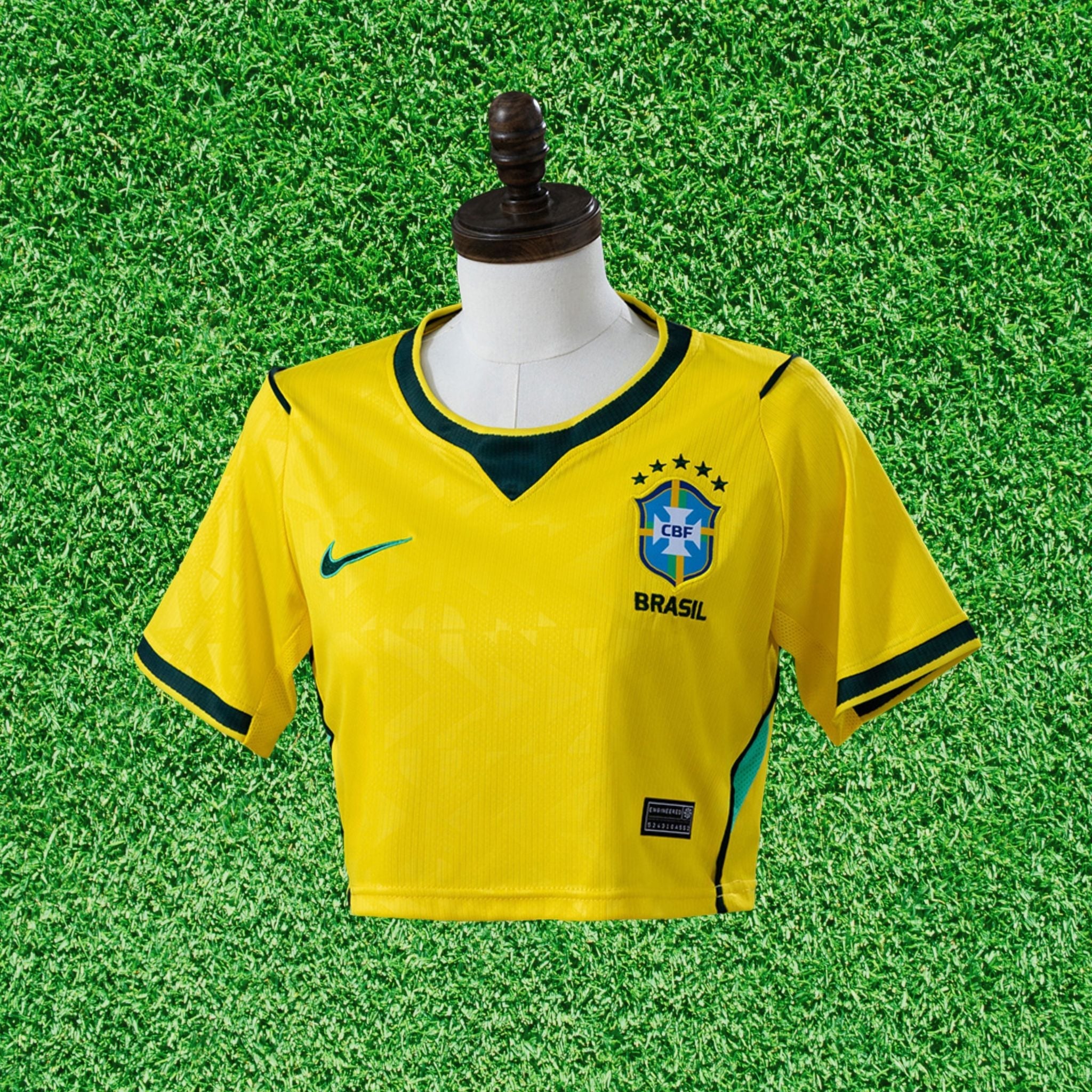 Cropped Brasil I 2026 Feminina Torcedor