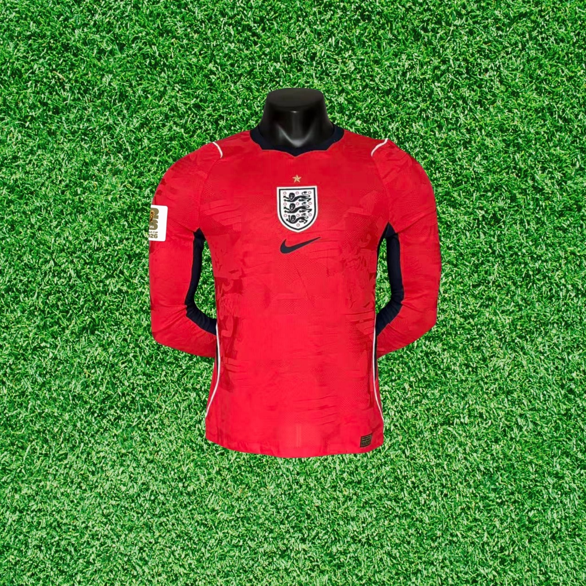 Camisa Inglaterra II 2026 Jogador Manga Longa