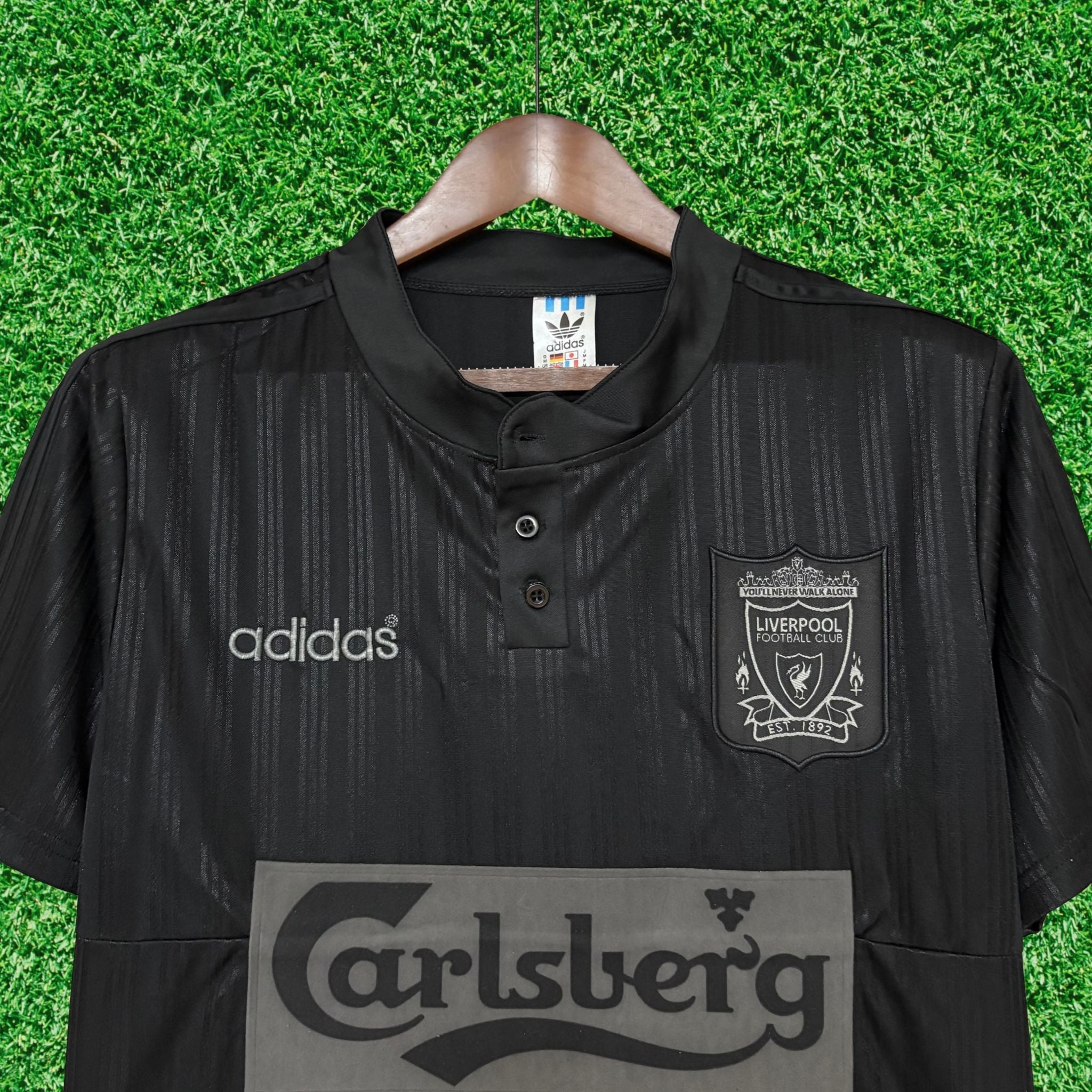 Camisa Liverpool FC Preta 95/96 Retrô