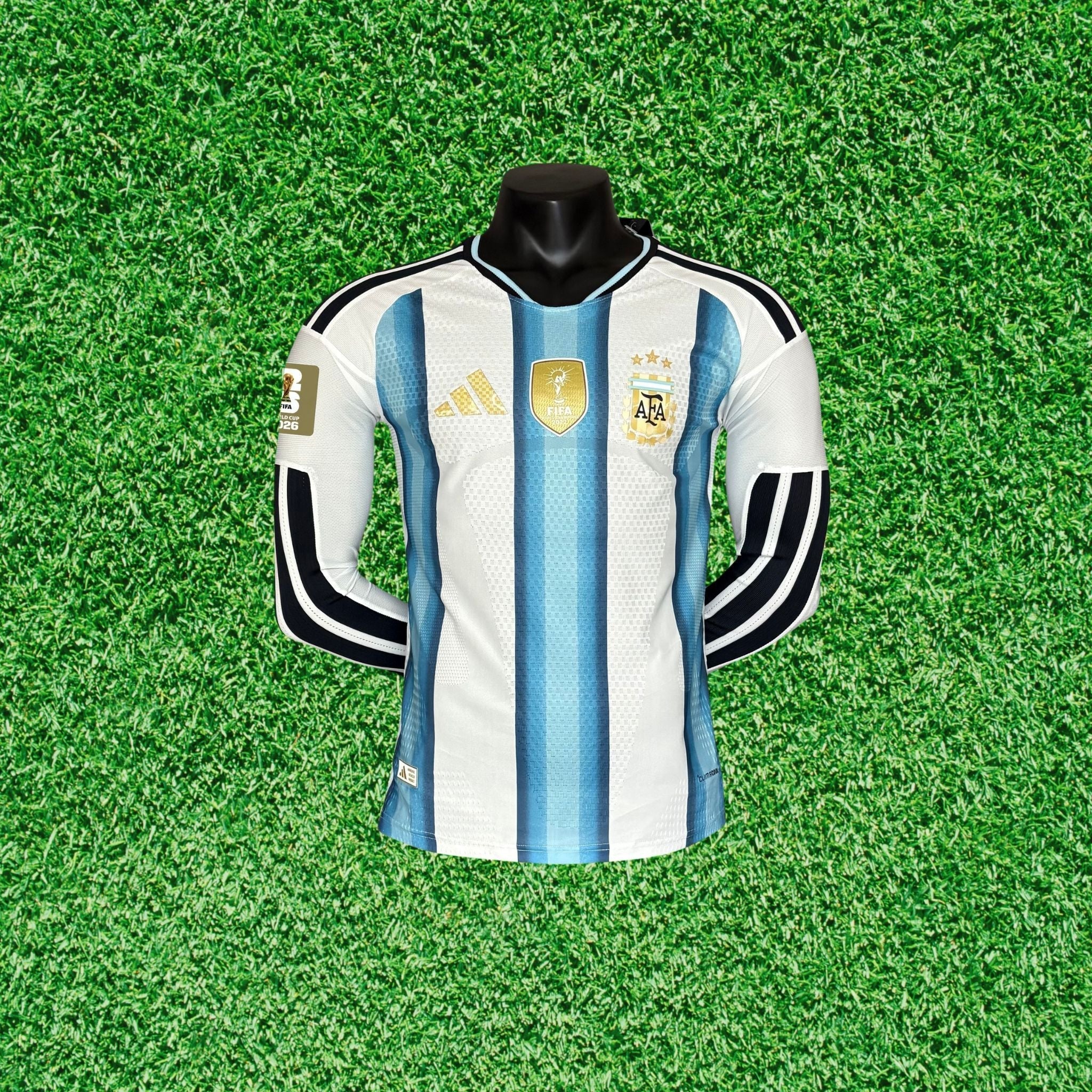 Camisa Argentina I 2026 Jogador Manga Longa