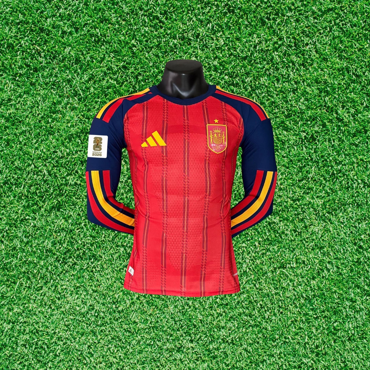 Camisa Espanha I 2026 Jogador Manga Longa