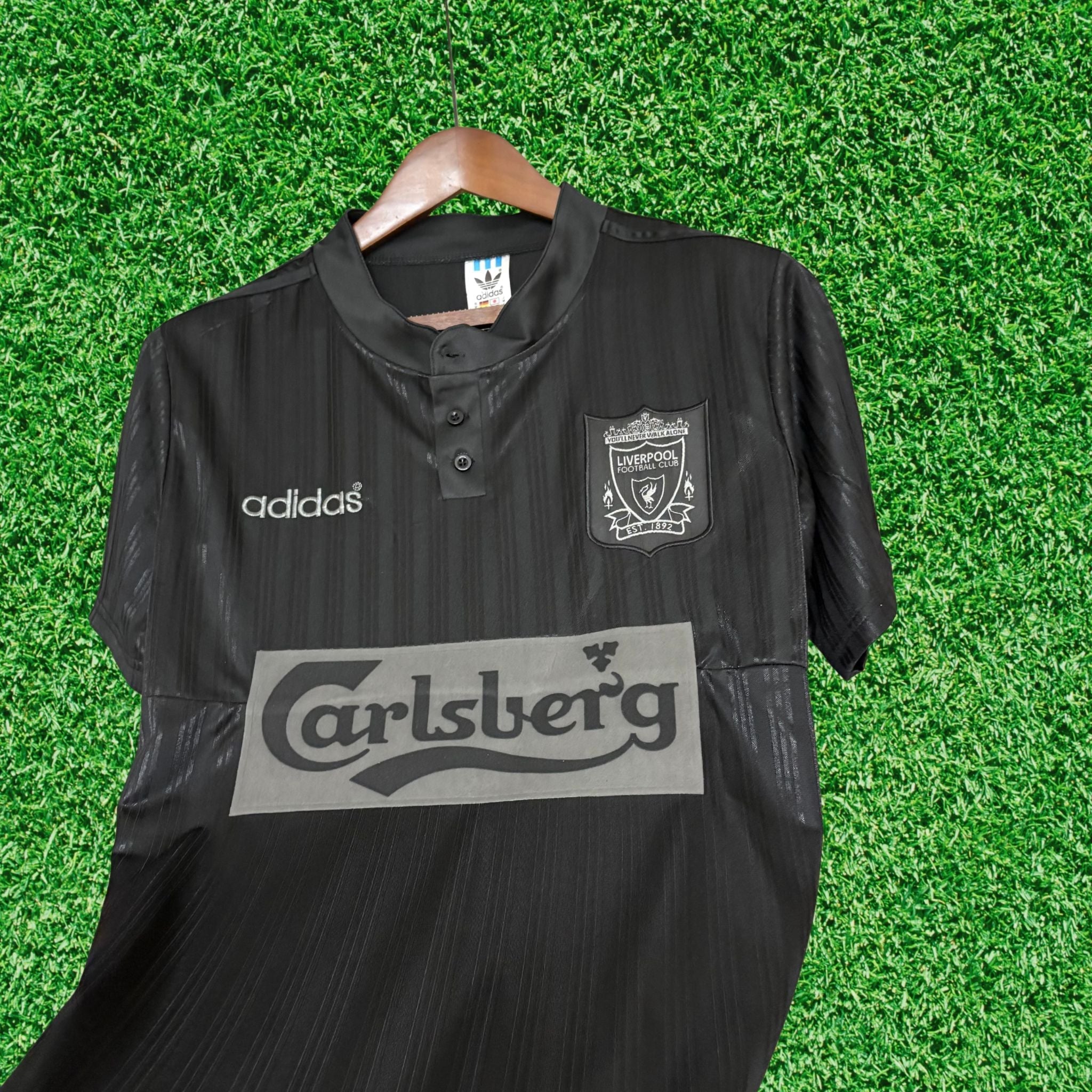 Camisa Liverpool FC Preta 95/96 Retrô