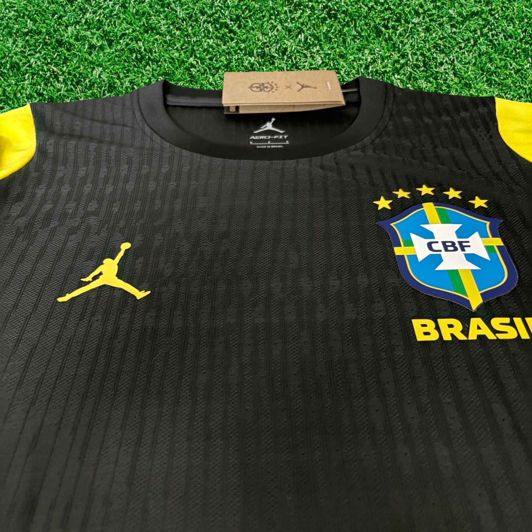 Camisa Brasil Treino Preta 2026 Jogador