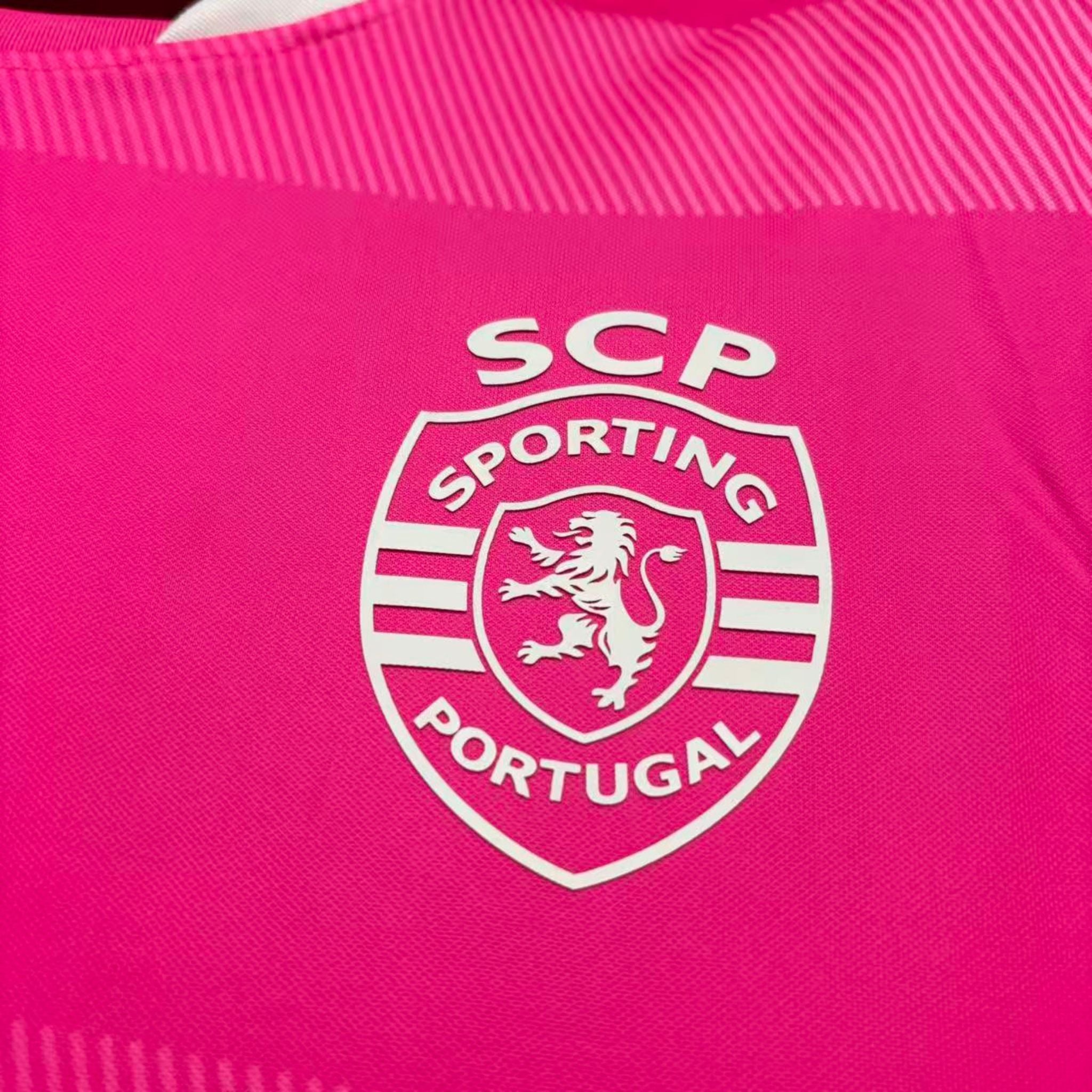 Camisa Sporting CP Rosa 26/27 Torcedor