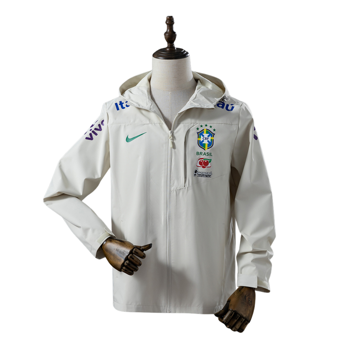 Corta-Vento Brasil Off White