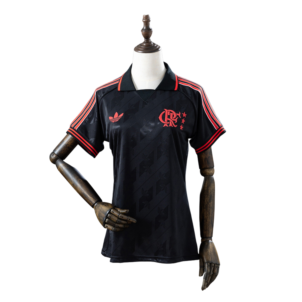 Camisa Flamengo Femina 25/26 Retrô Preta