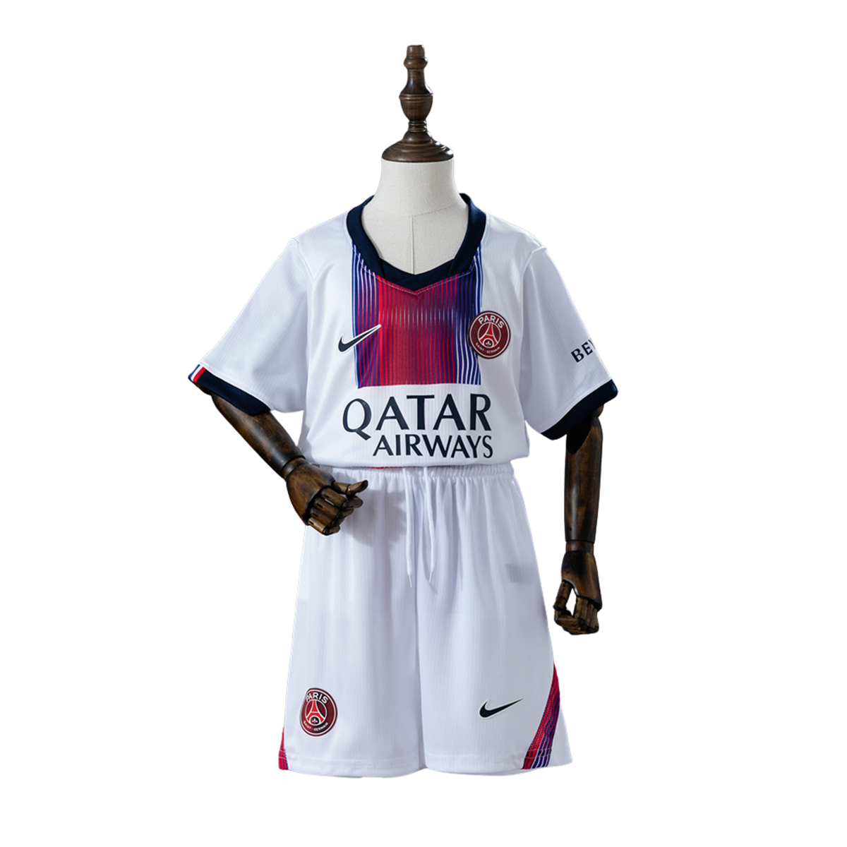 Kit Paris Saint-Germain F.C (PSG) II 26/27 Infantil Branco