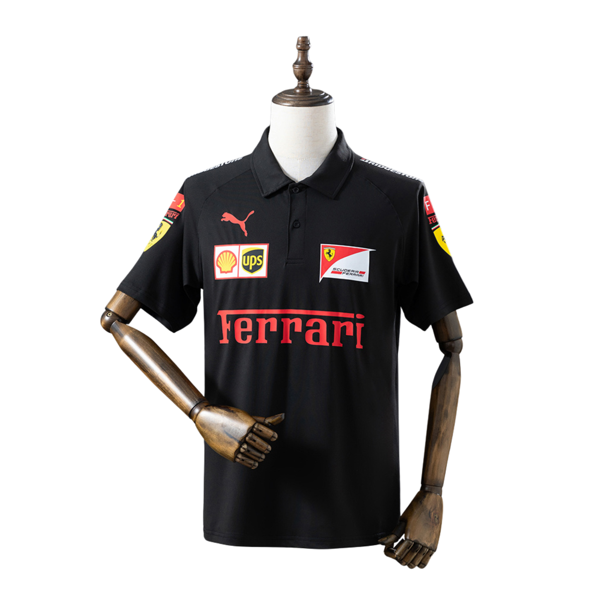 Camisa Polo Scuderia Ferrari F1 2025 Racing