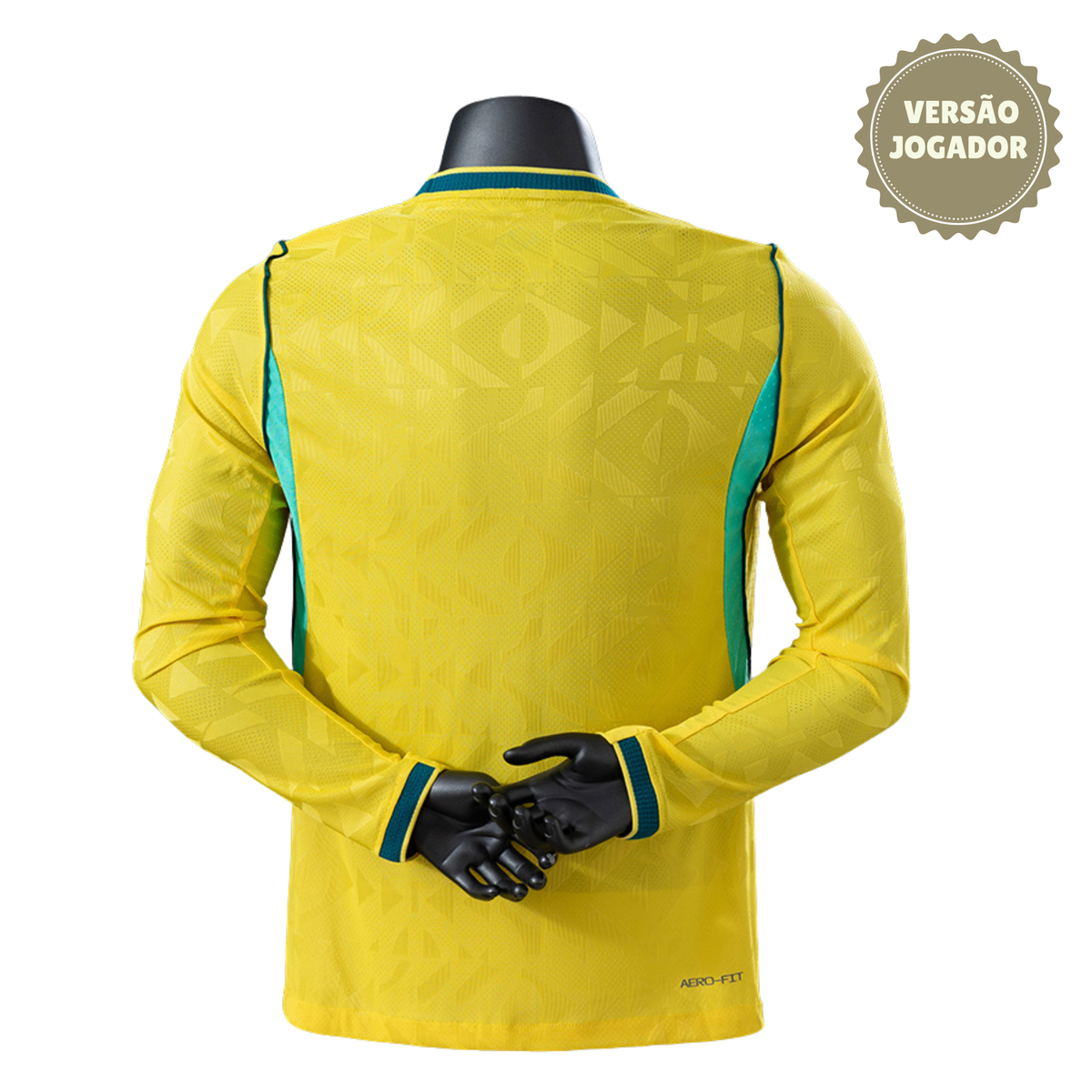 Camisa Brasil 2026 Jogador Manga Longa