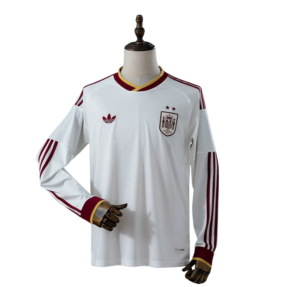 Camisa Espanha 2 Estrelas II 26/27 Manga Longa