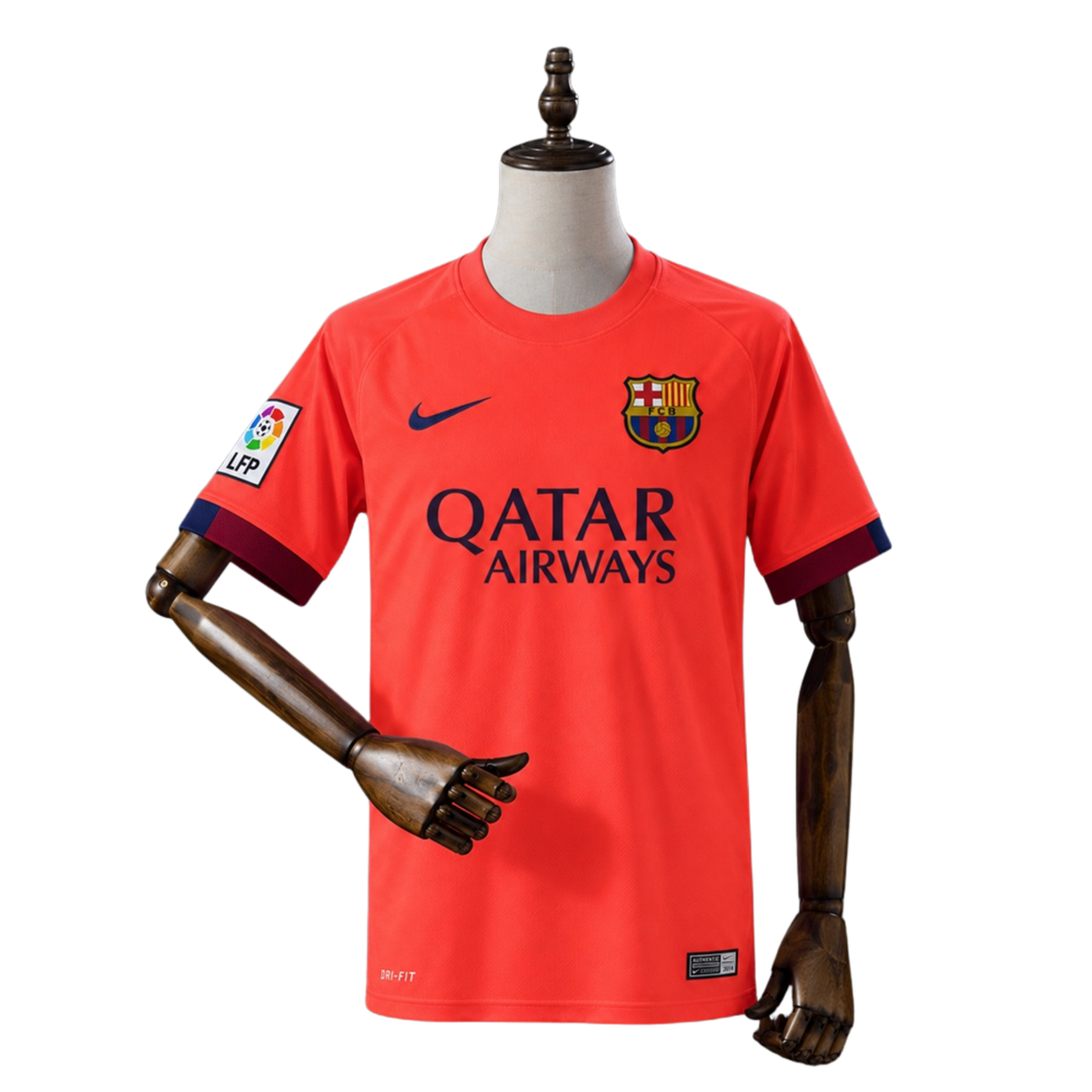 Camisa Barcelona II 14/15 Retrô Laranja