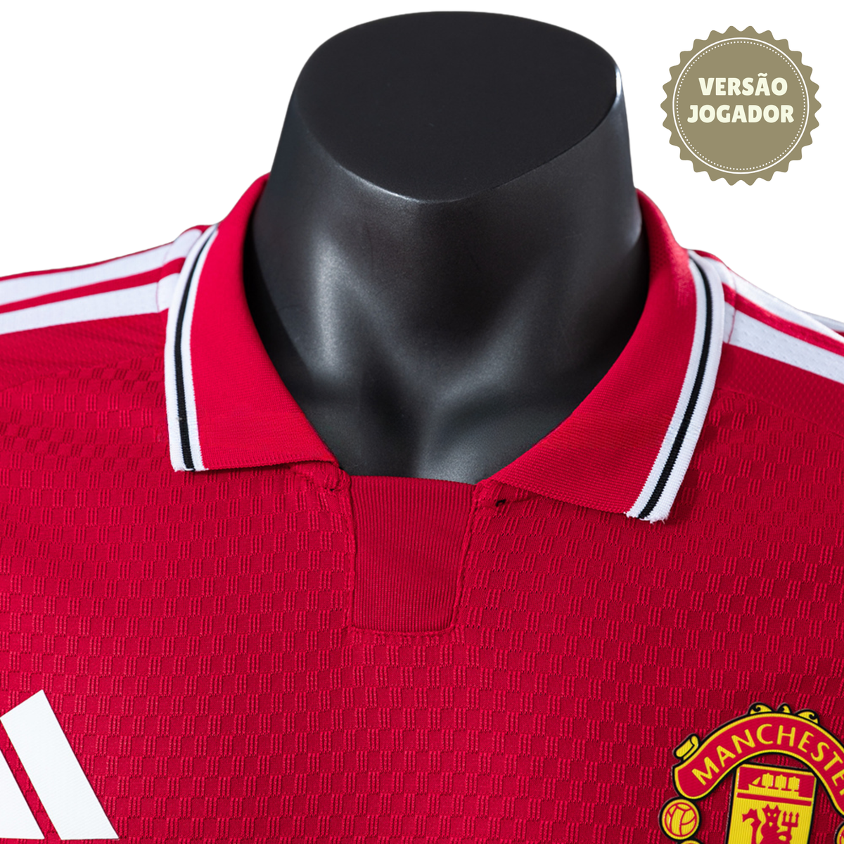 Camisa Manchester United I 26/27 Jogador Manga Longa