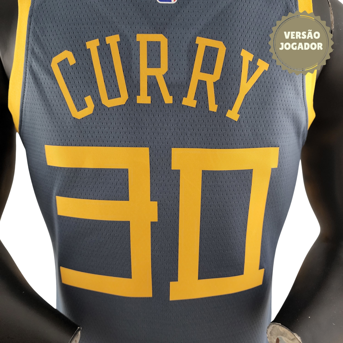Camisa Golden State 2018 | Curry Jogador Cinza