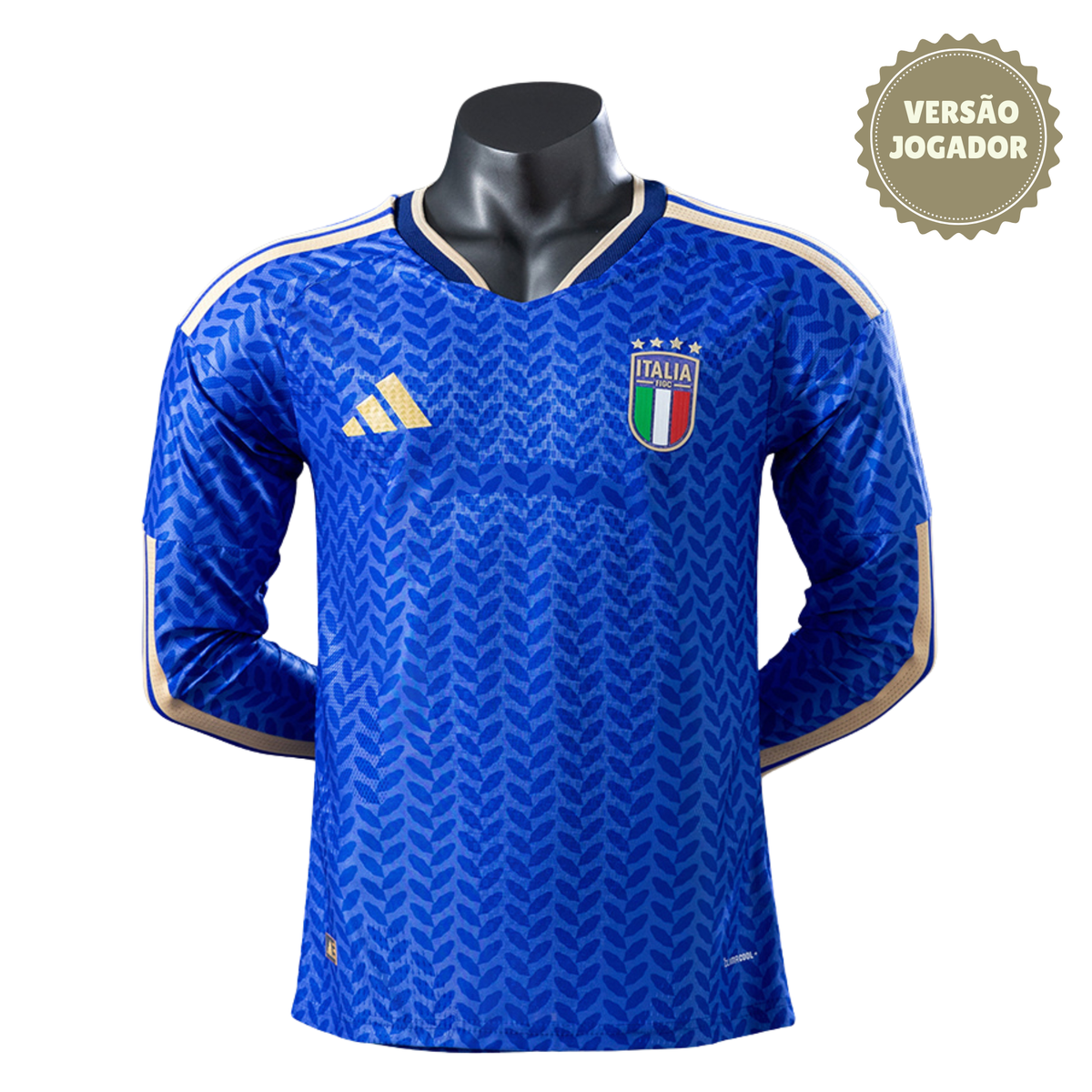 Camisa Italia 2026 Jogador Manga Longa