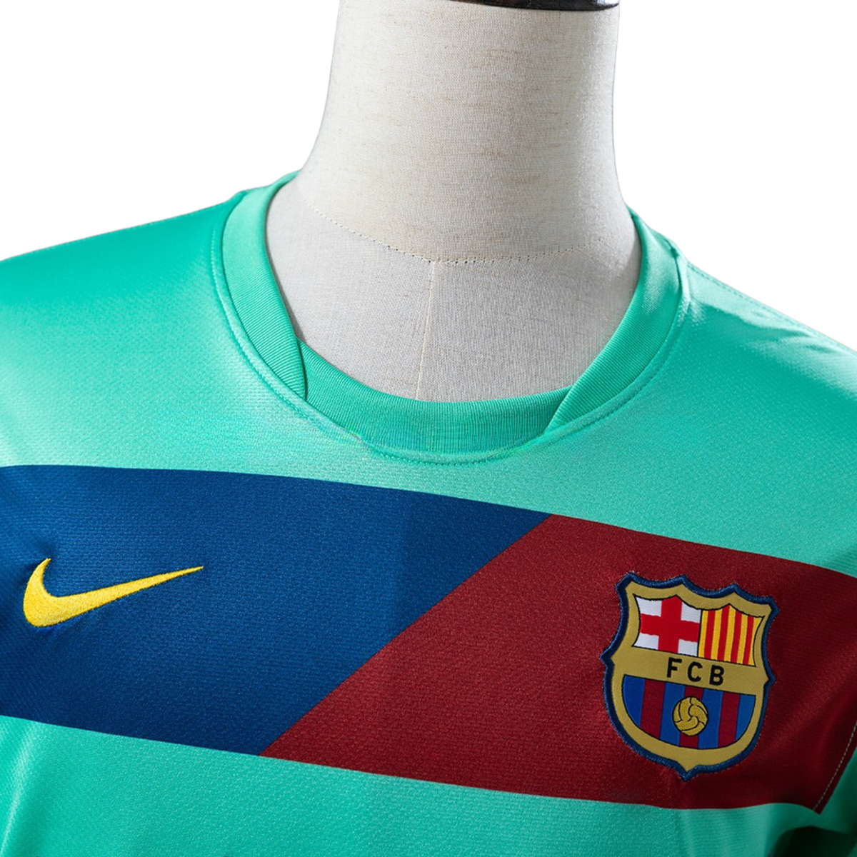 Camisa Barcelona II Retrô 10/11 Manga Longa