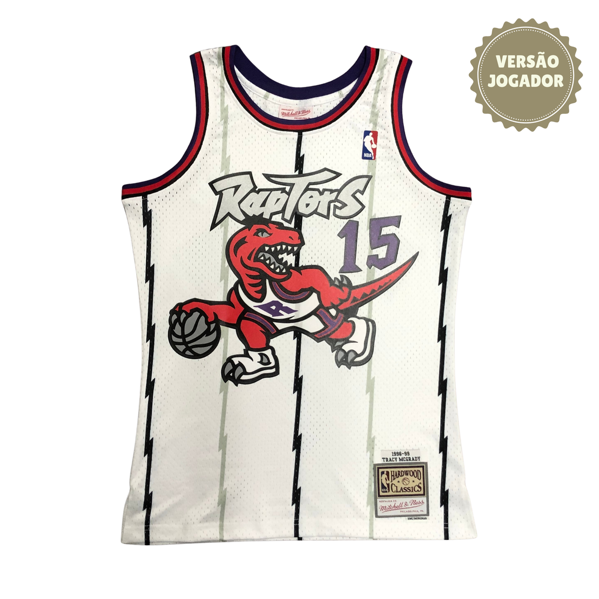 Camisa Toronto Raptors Carter Branca 1998-99
