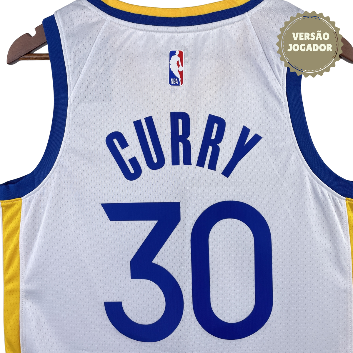 Camisa Golden State 23| Curry Jogador Branca